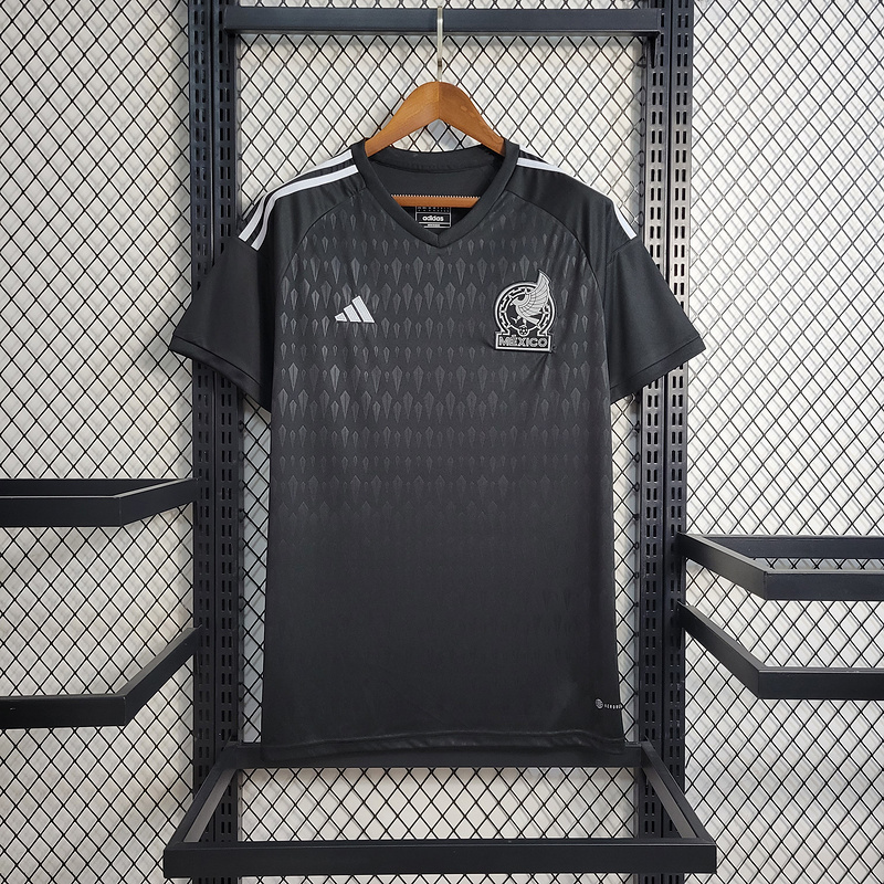Mexico 2022 Black Goalkeeper Jersey - Fans Version - JerseysGala