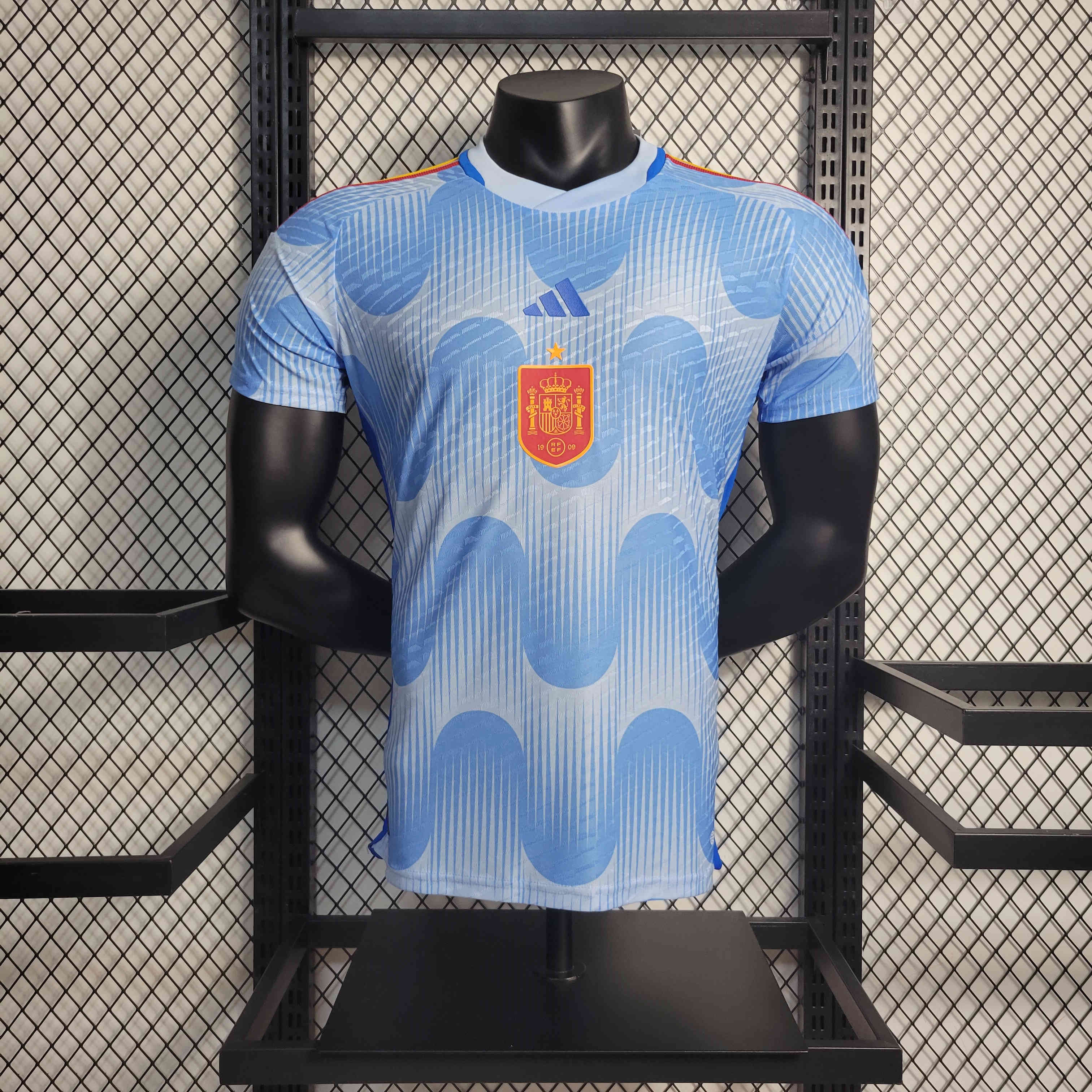 Spain 2022-23 Away Stadium Jersey - Player Version - JerseysGala