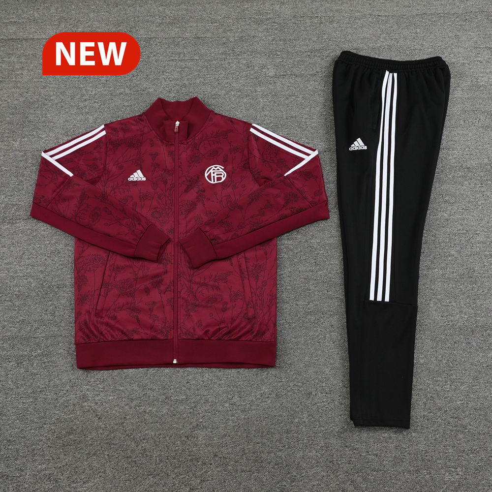 Bayern Munich 23-24 Jacket Training Tracksuit - Red - JerseysGala