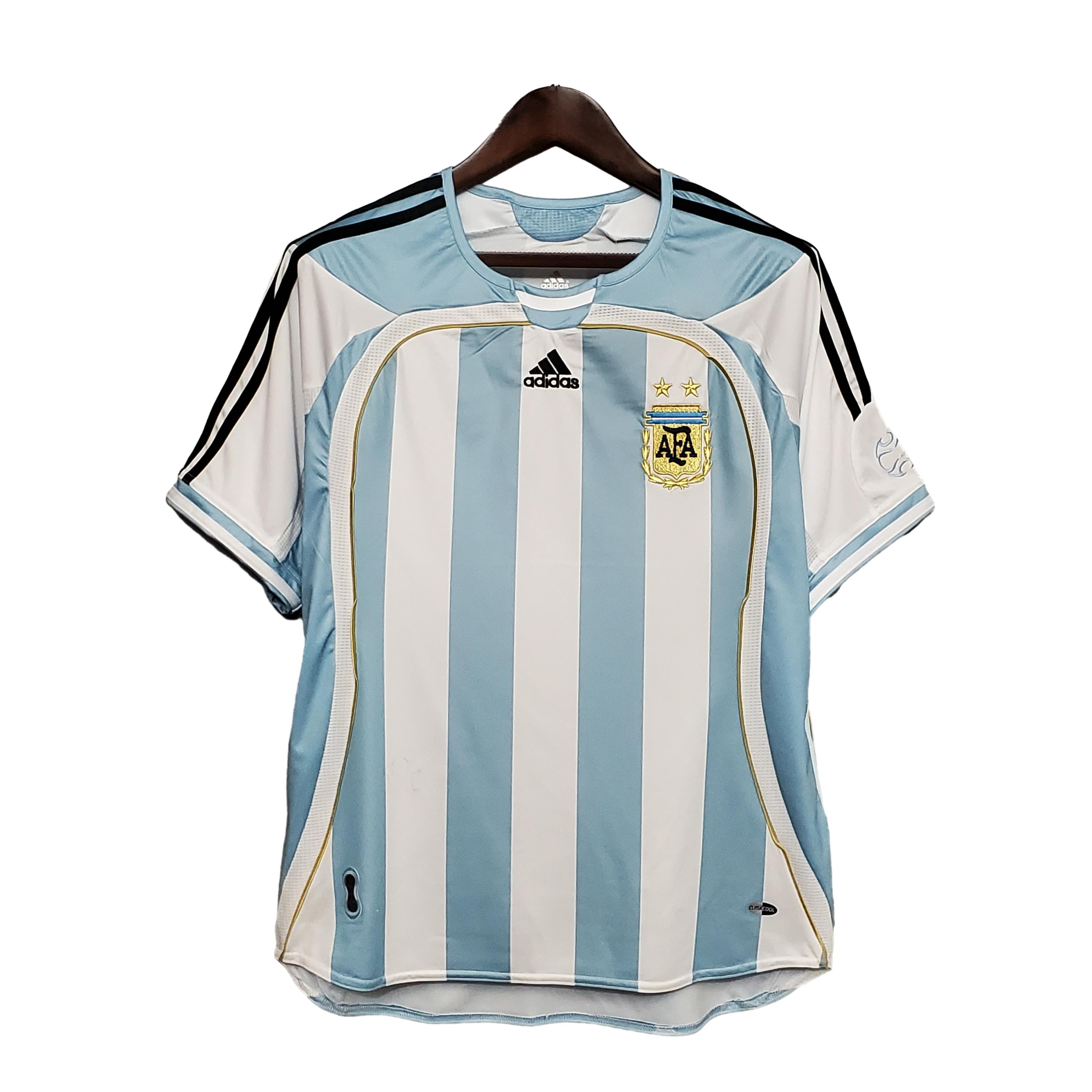 Retro Argentina 2006 Home Stadium Jersey - JerseysGala