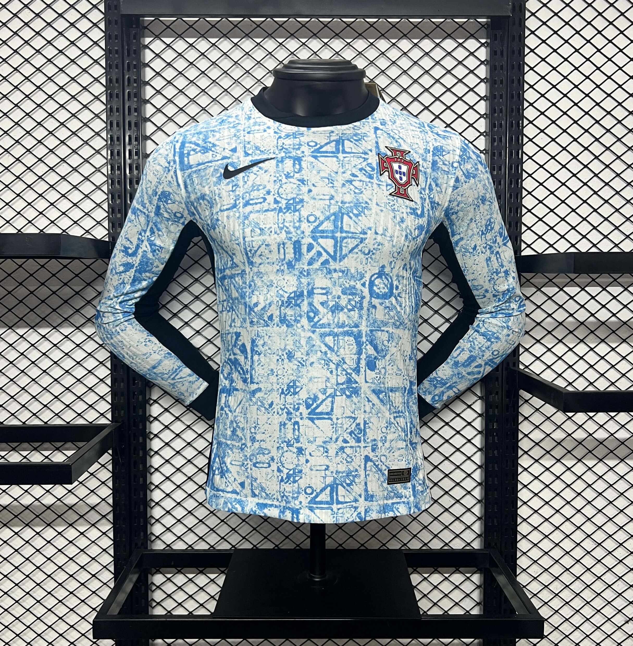 Portugal 2024 Away Long Sleeve Jersey - Player Version - JerseysGala