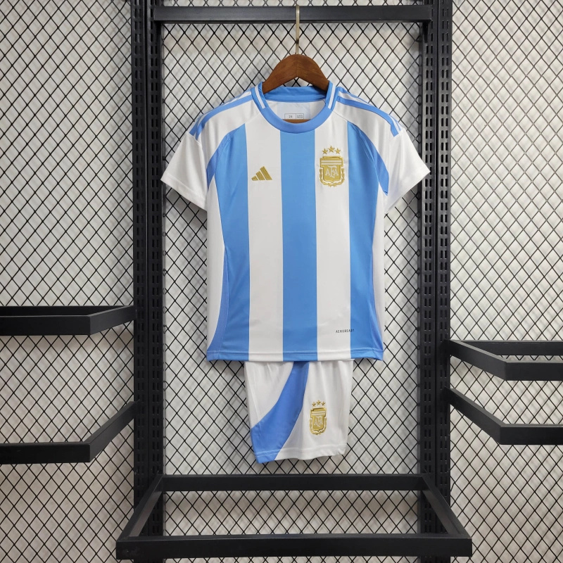 Argentina 2024 Home Stadium Kids Kit - JerseysGala
