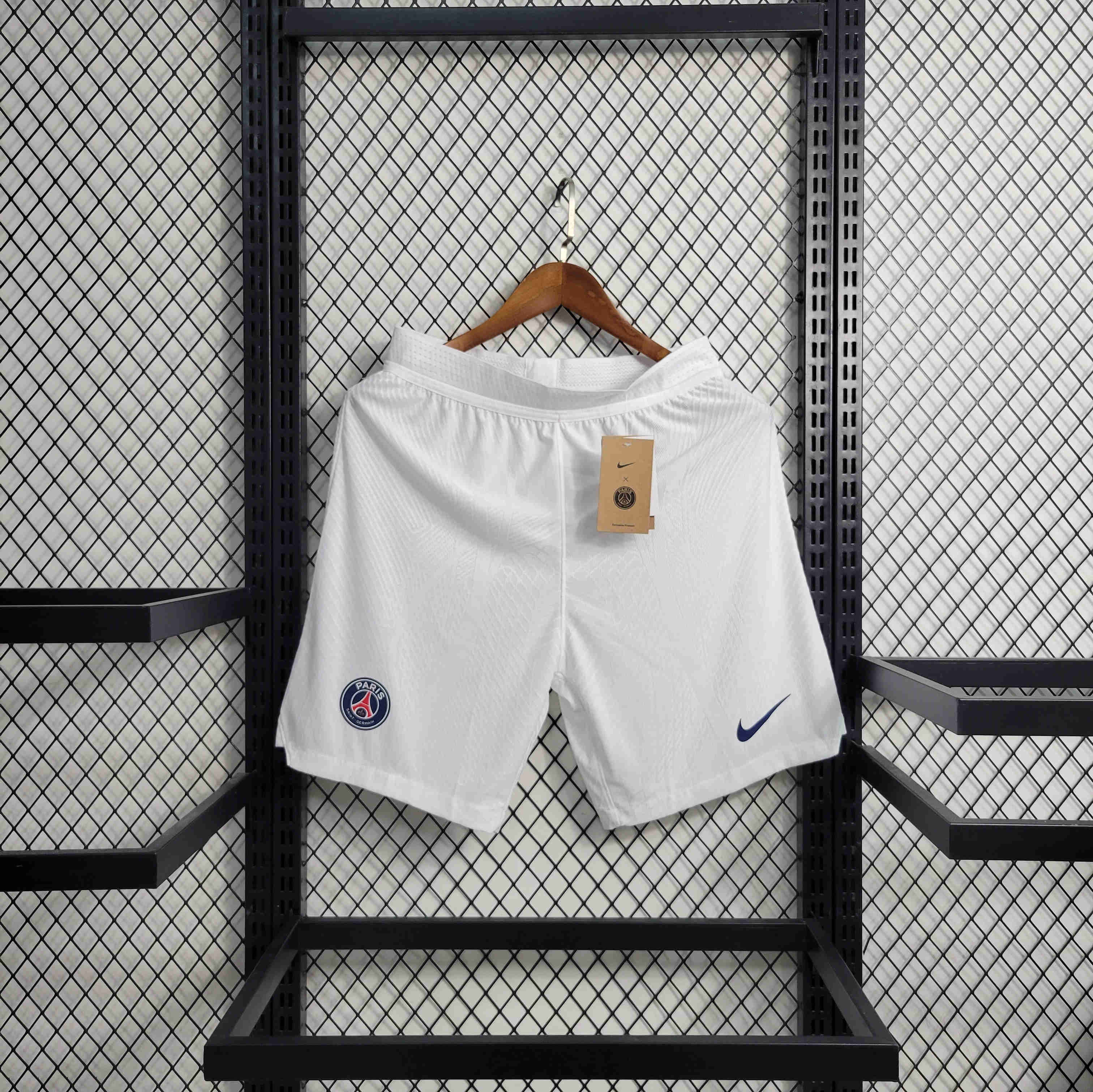 Paris Saint Germain PSG 23-24 White Shorts - Player Version - JerseysGala