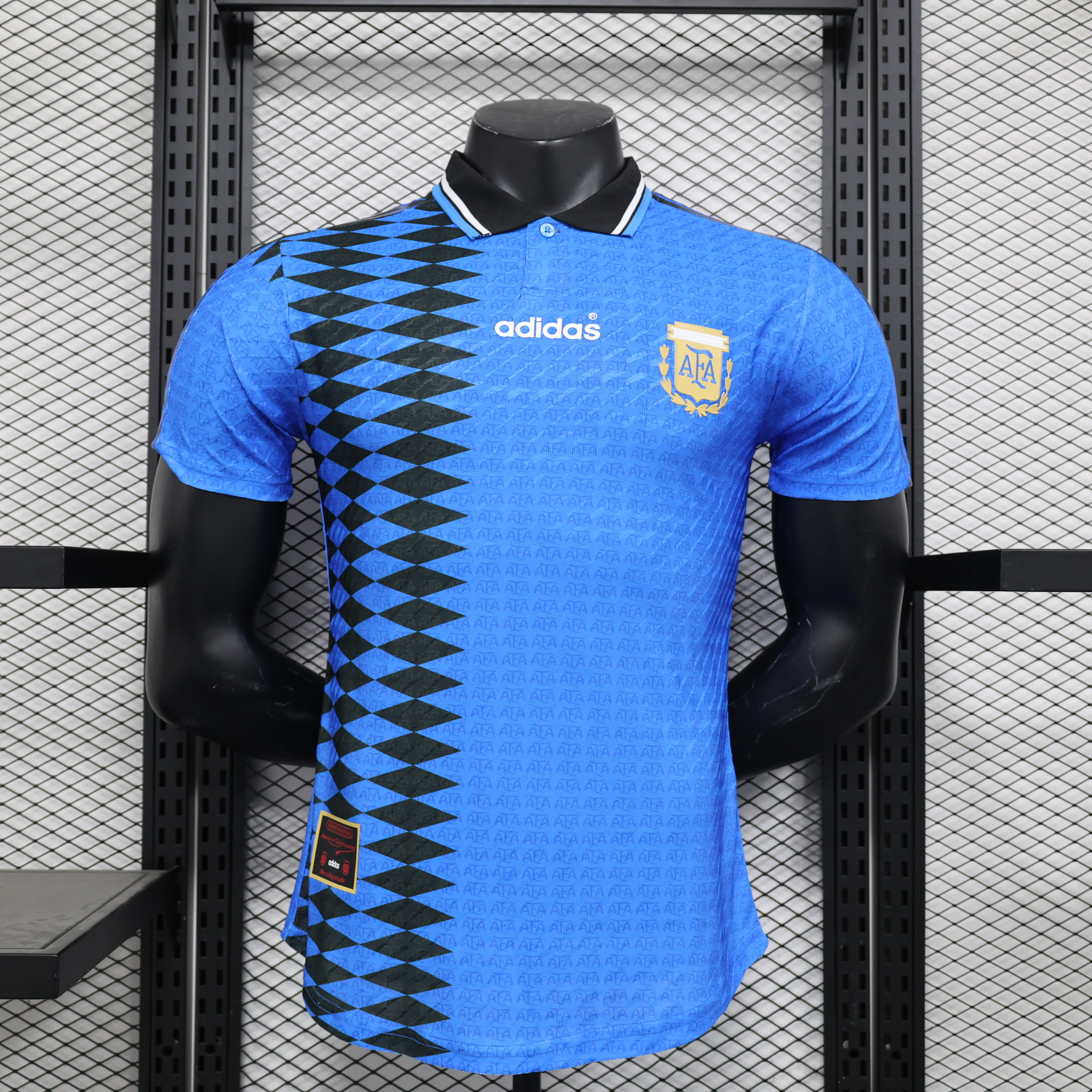Retro Argentina 1994 Away Stadium Jersey - Player Version - JerseysGala