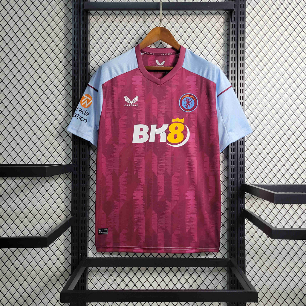 Aston Villa 23-24 Home Jersey - Fans Version - JerseysGala