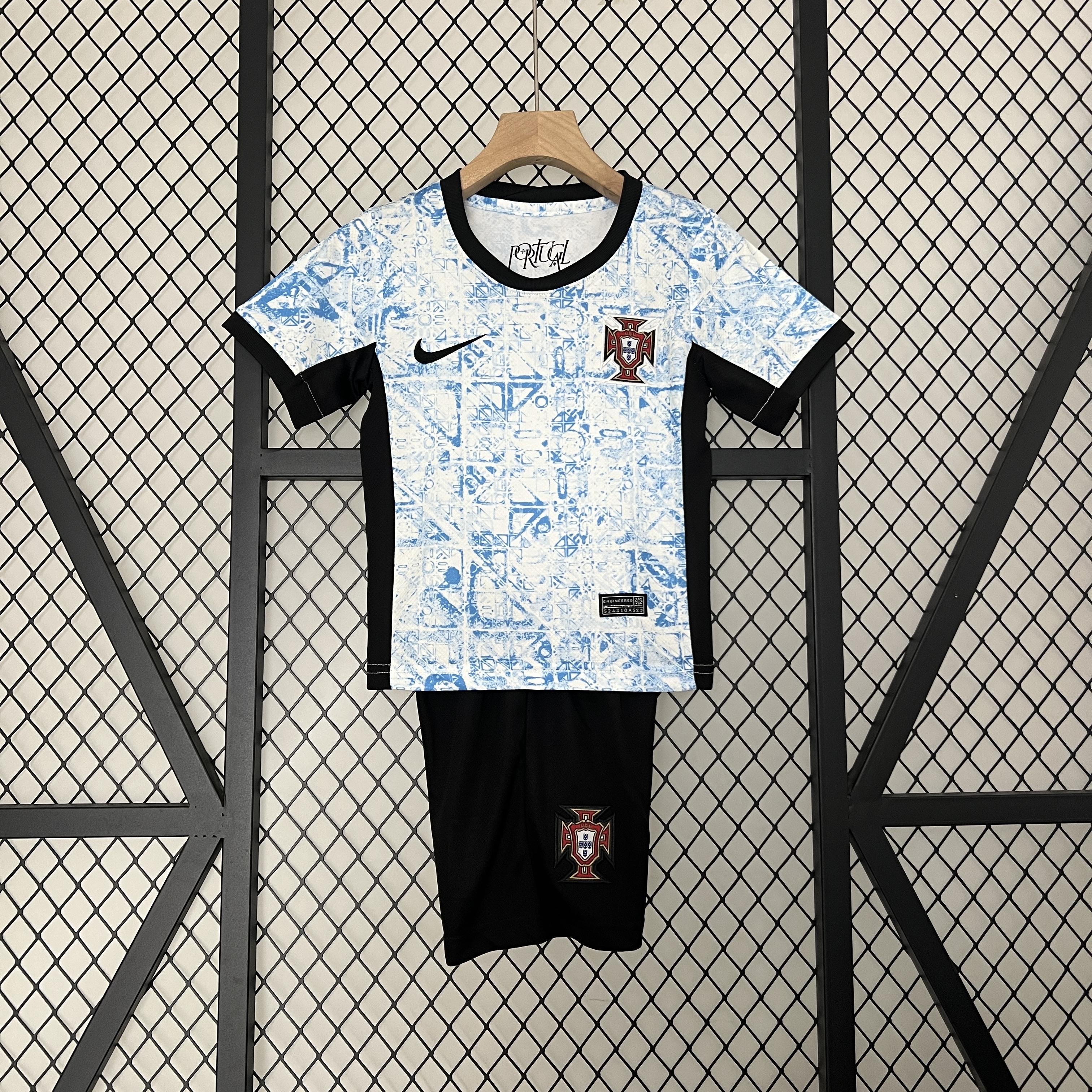 Portugal 2024 Away Stadium Kids Kit - JerseysGala