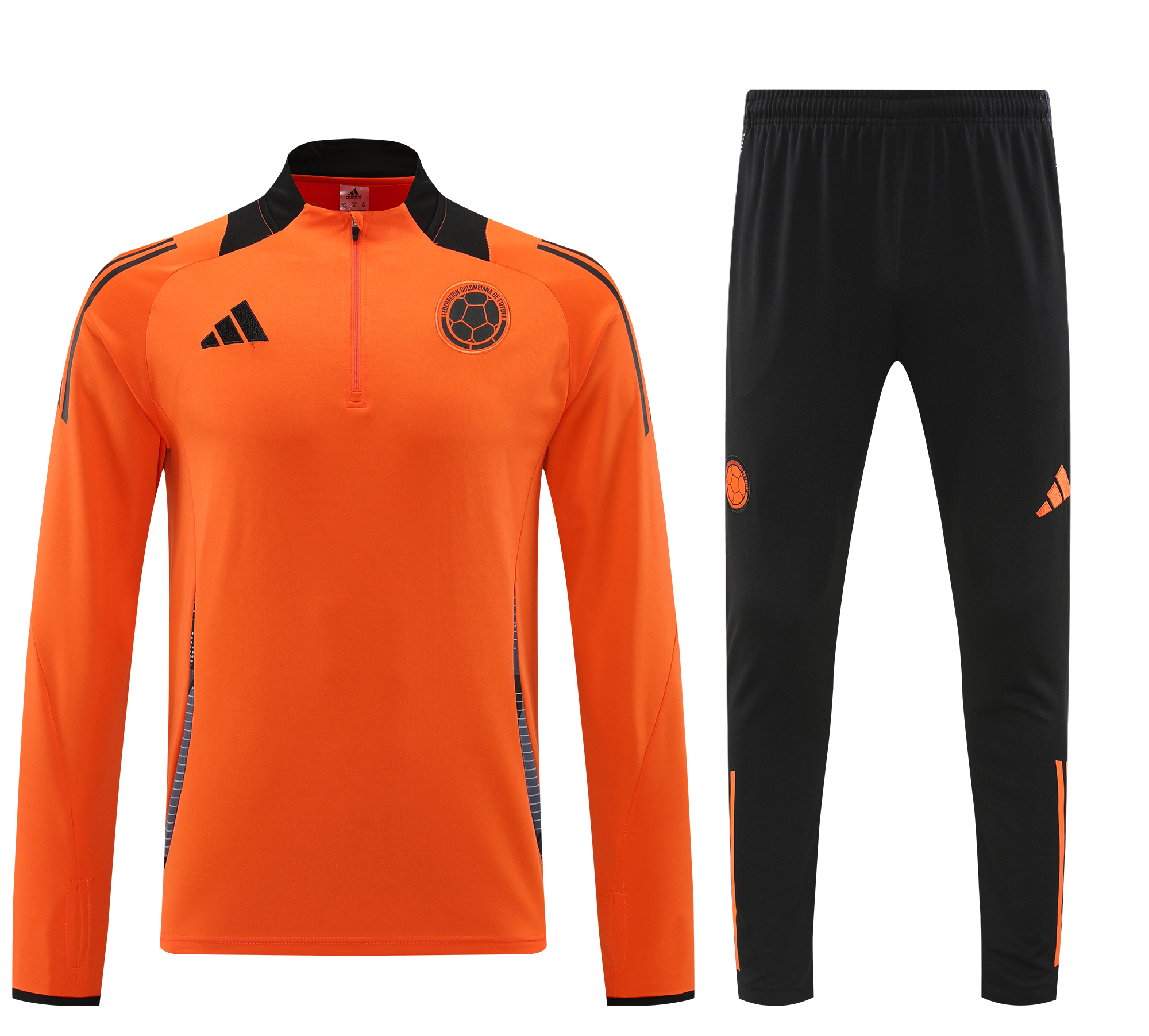 Colombia 2024 Long Sleeve Training Set - Orange - JerseysGala