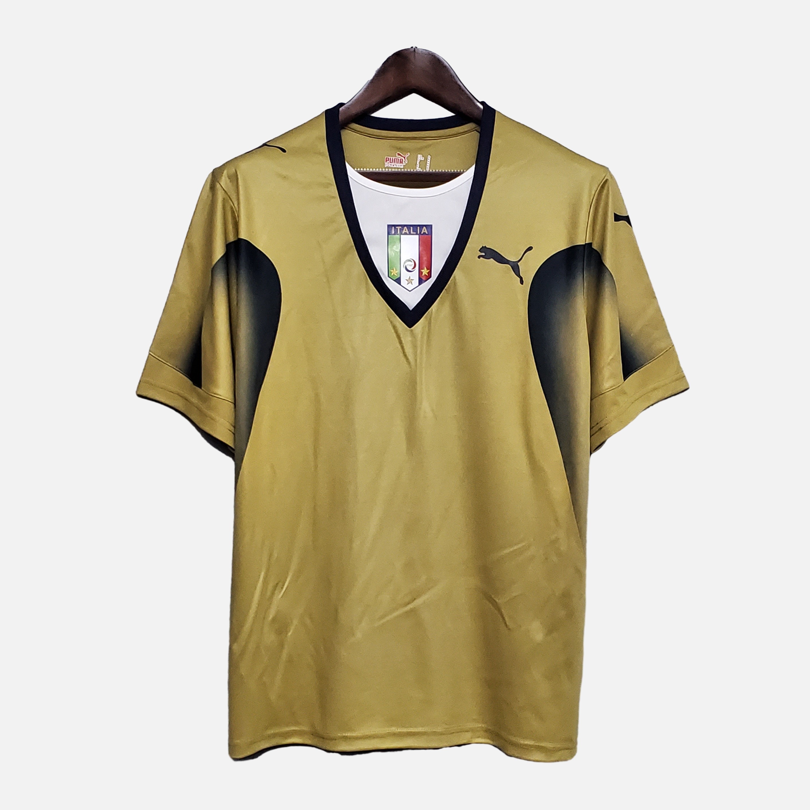 Retro Italy 2006 Golden Goalkeeper Jersey - JerseysGala
