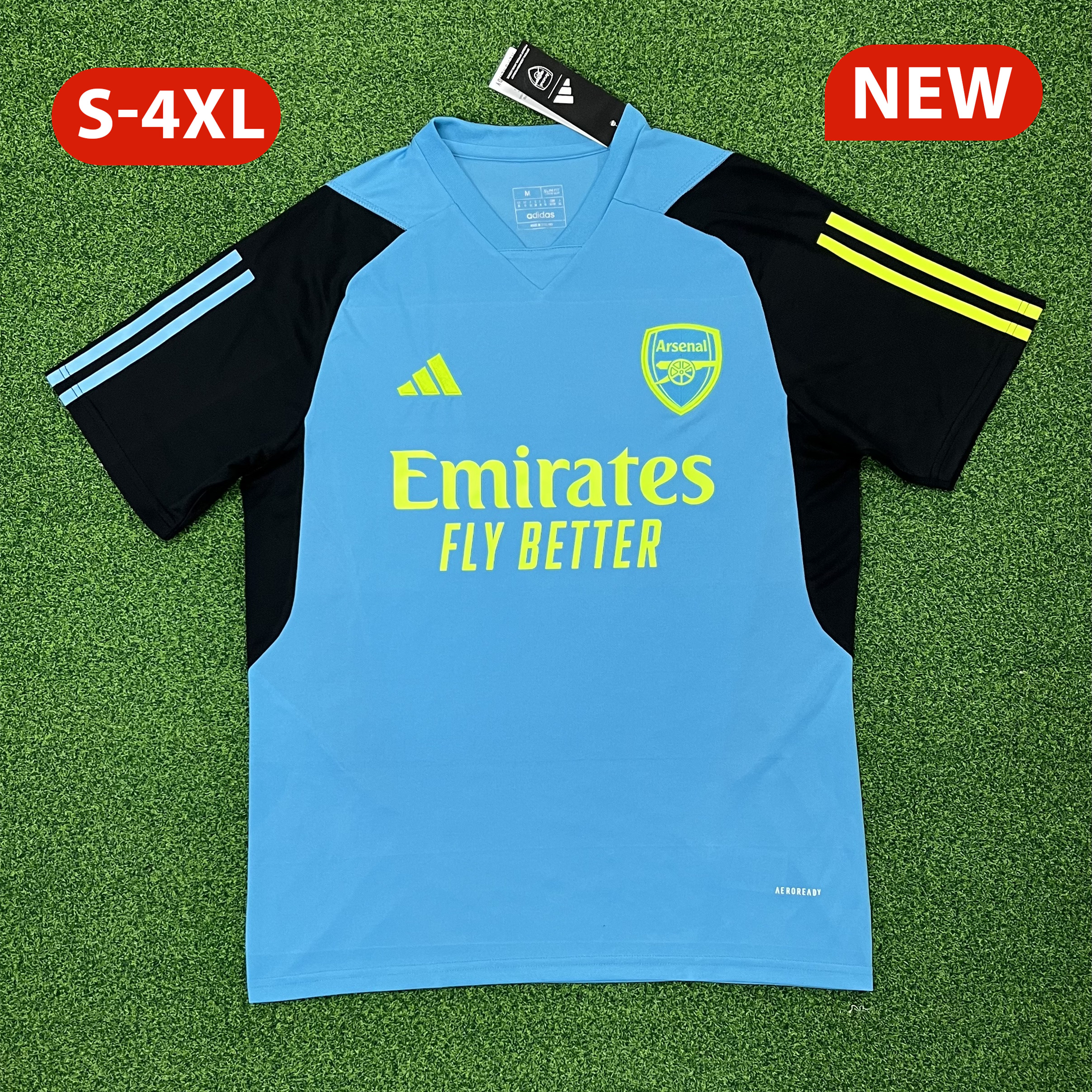 Arsenal 23-24 Blue Pre-match Jersey - Fans Version - JerseysGala
