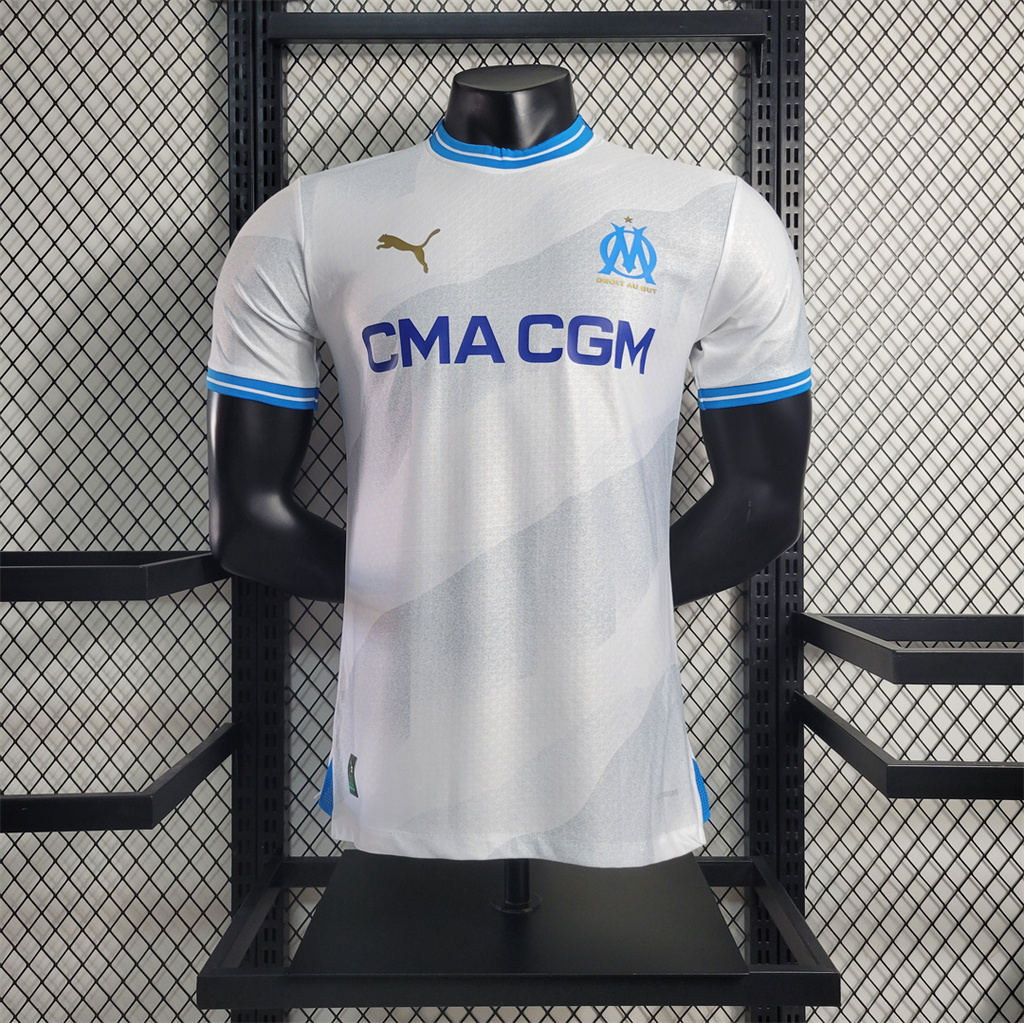 Marseille 23-24 Home Stadium Jersey - Player Version - JerseysGala