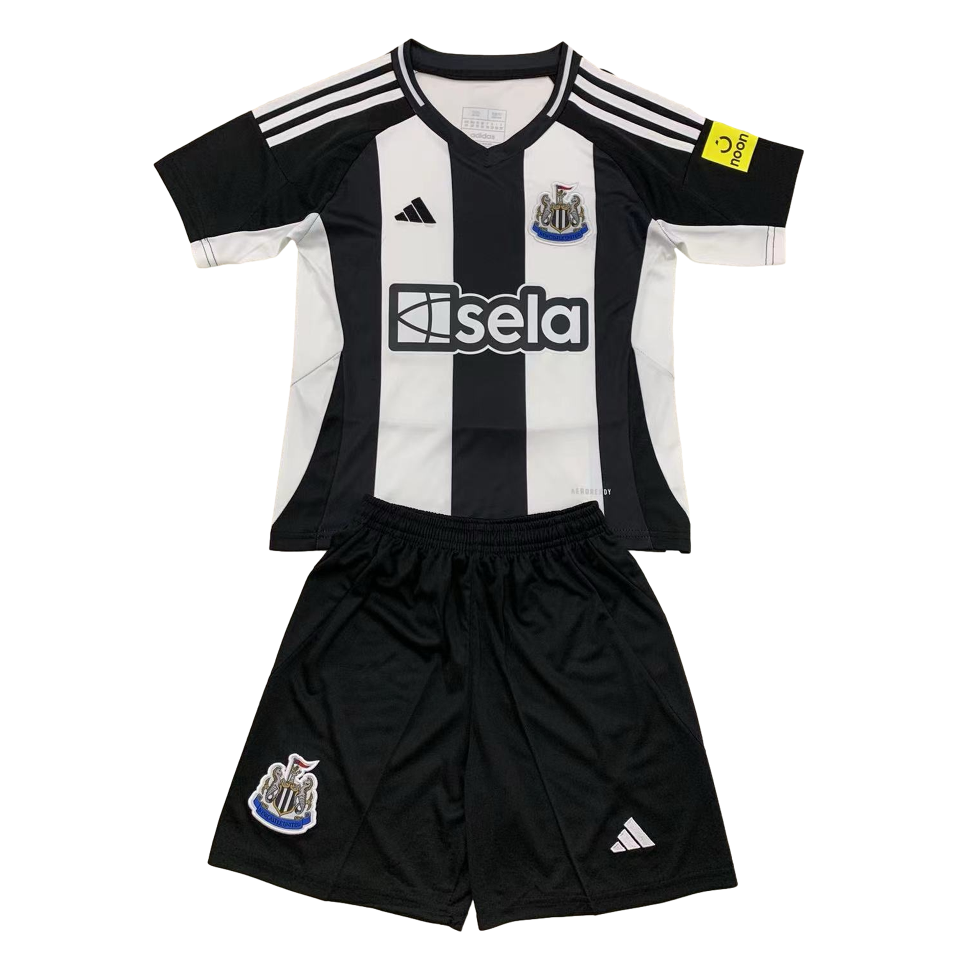 Newcastle United 24-25 Home Stadium Kids Kit - JerseysGala