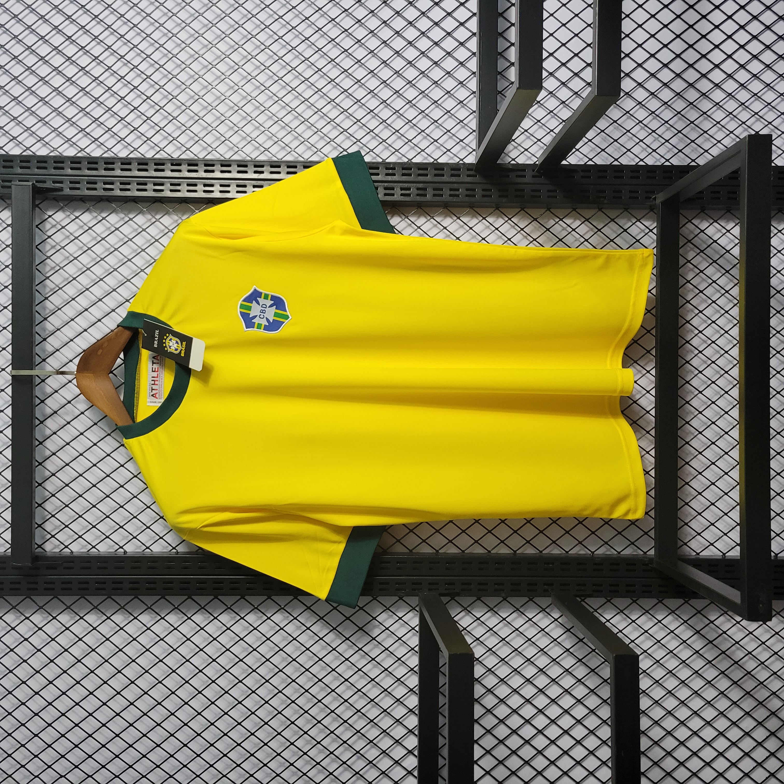 Retro Brazil 1970 Home Stadium Jersey - JerseysGala