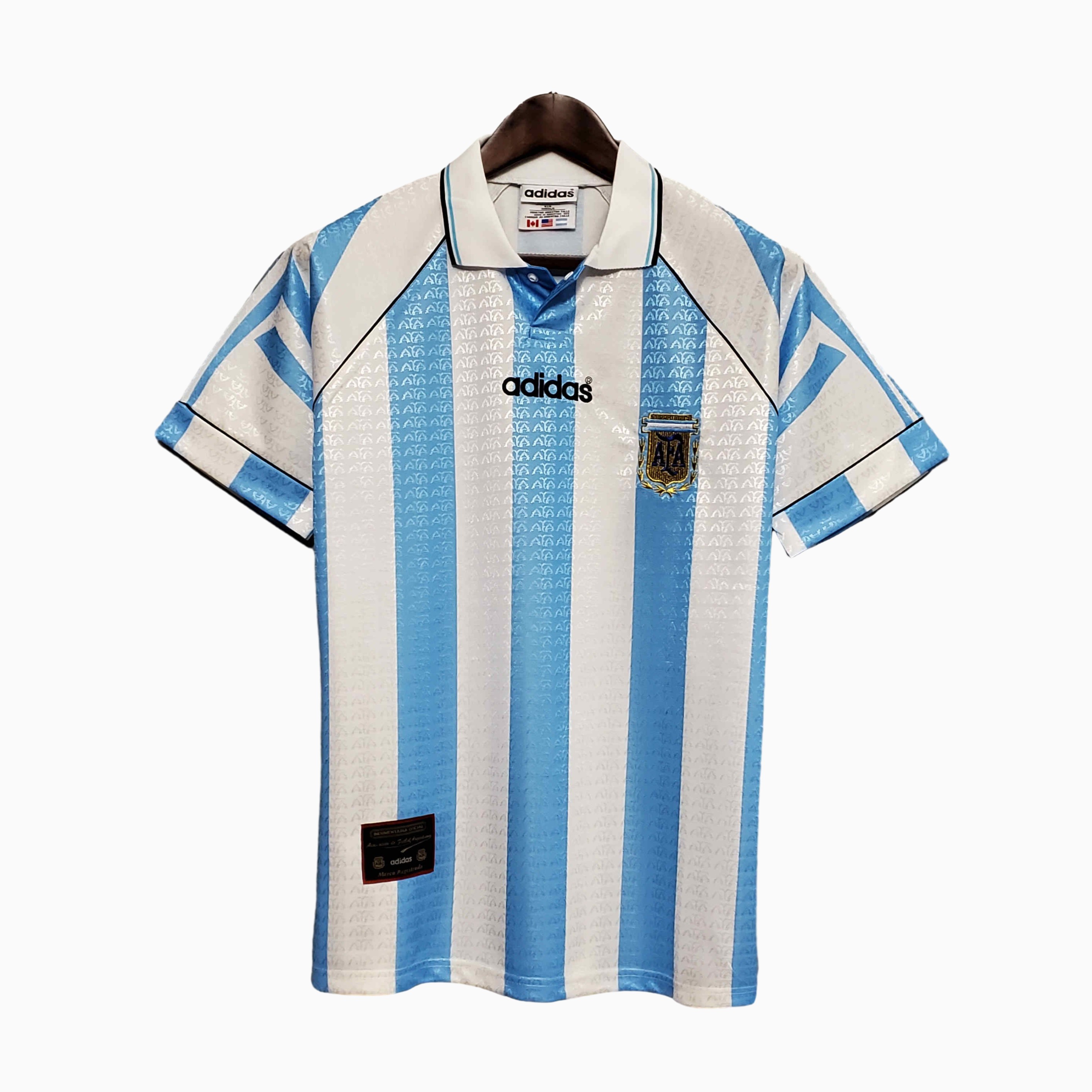 Retro Argentina 1997 Home Stadium Jersey - JerseysGala