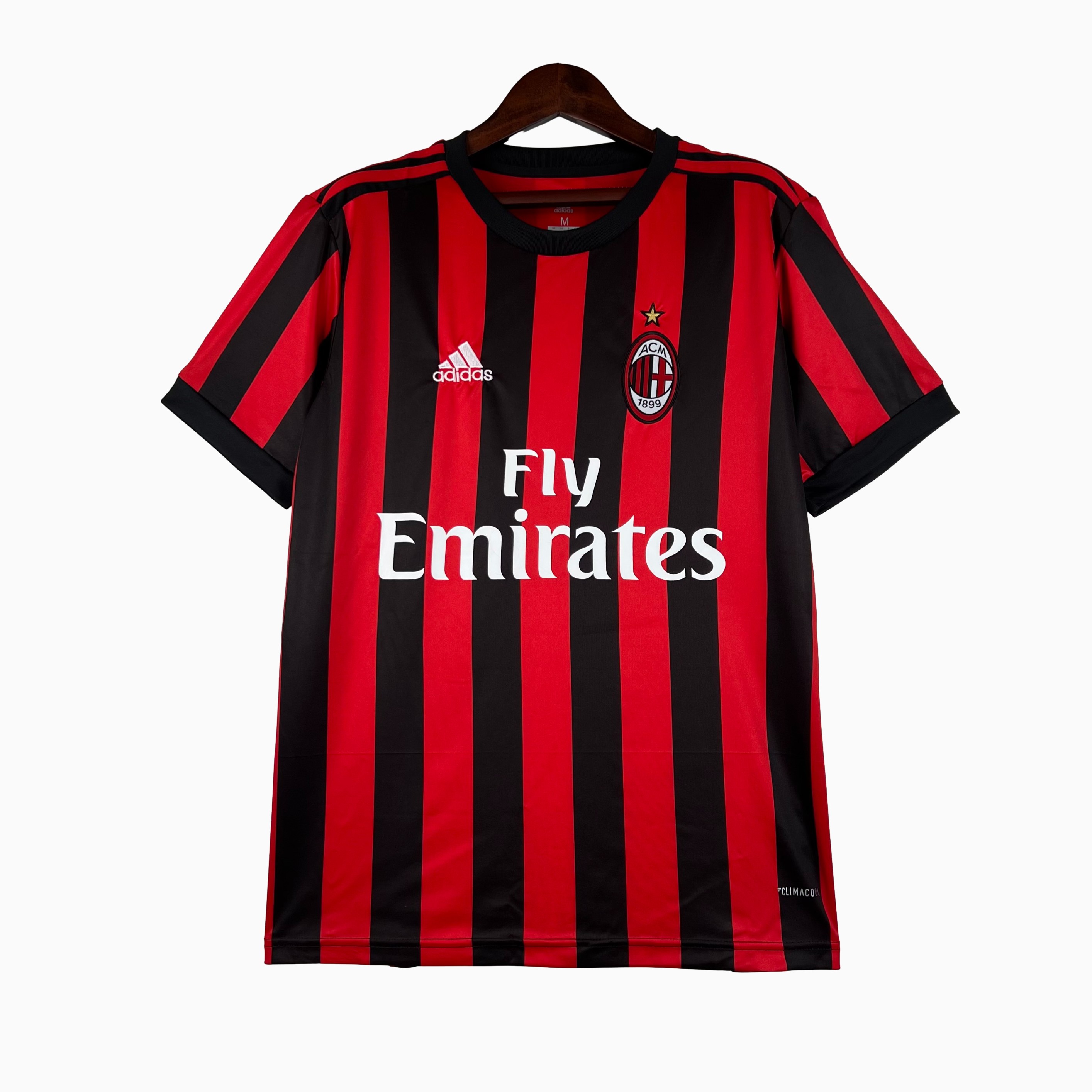Retro AC Milan 2017-18 Home Stadium Jersey - JerseysGala