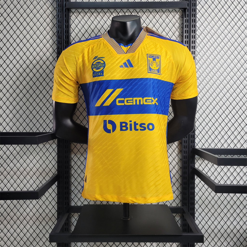 Tigres UANL 23-24 Home Stadium Jersey - Player Version - JerseysGala