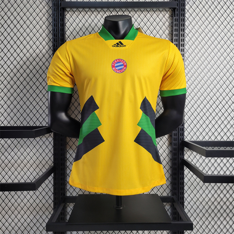 23/24 Bayern Munich Jersey Yellow Icon - Player Version - JerseysGala