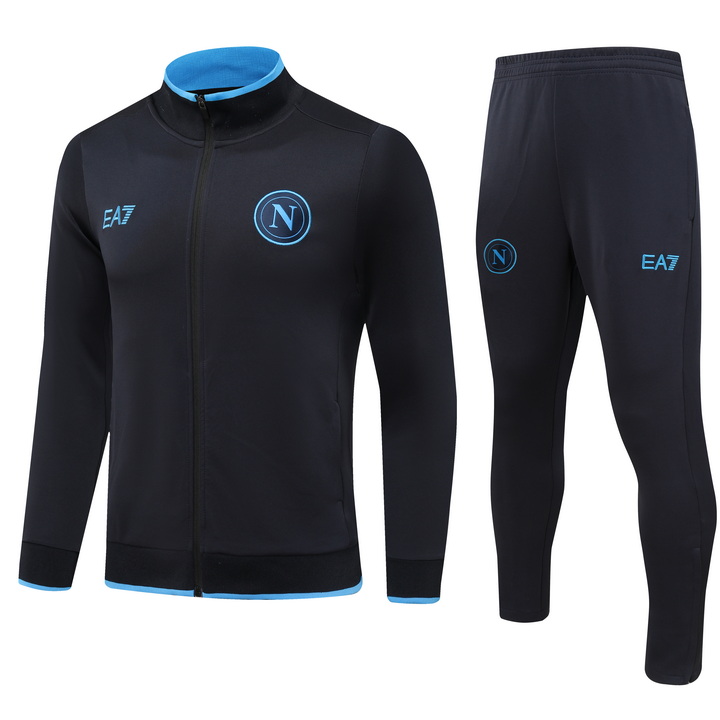 Napoli 23-24 Long Sleeve Training Set - Black - JerseysGala