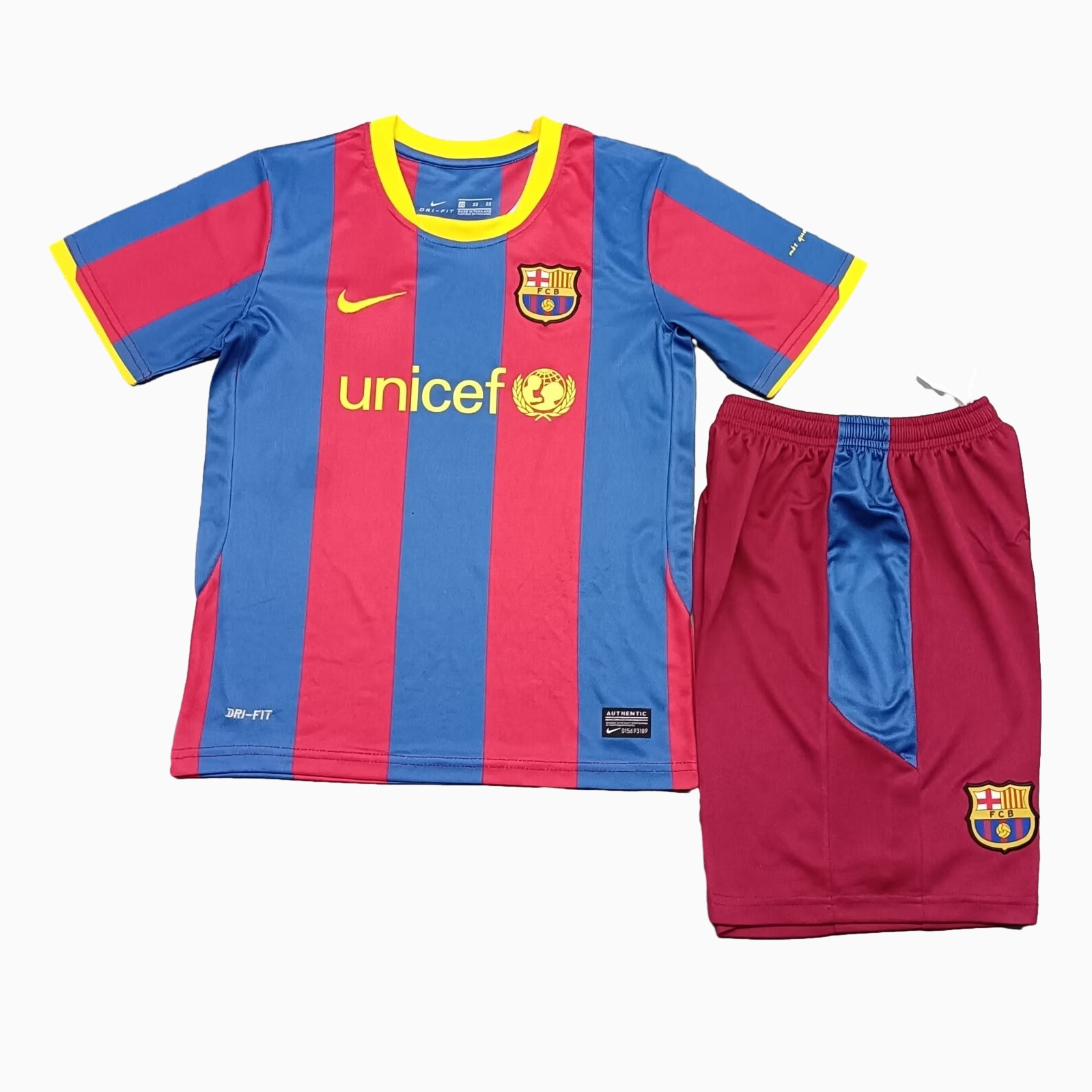 B.A.R.S.A Retro 2010-11 Home Stadium Kids Kit - JerseysGala