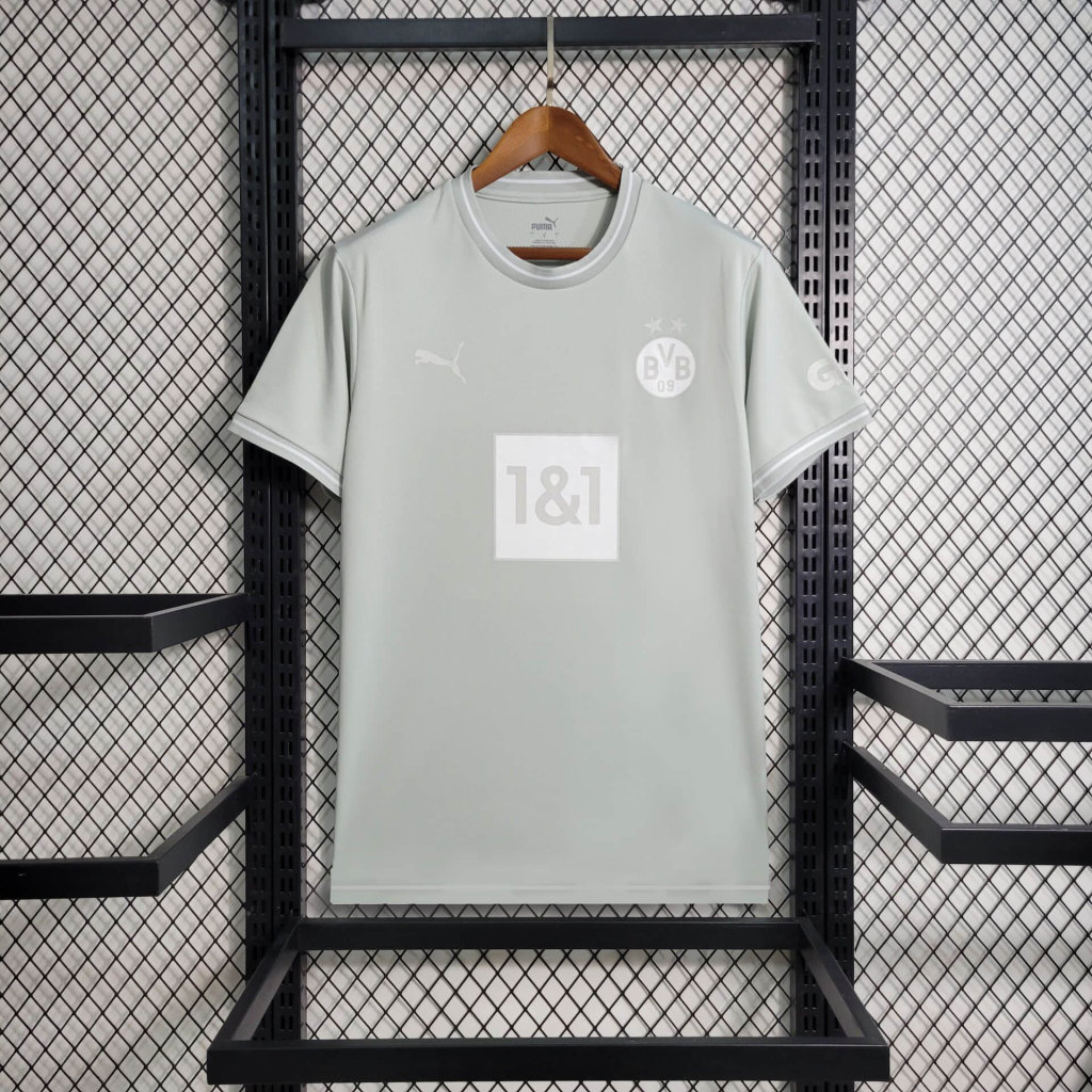 Dortmund 23-24 Grey Training Jersey - Fans Version - JerseysGala