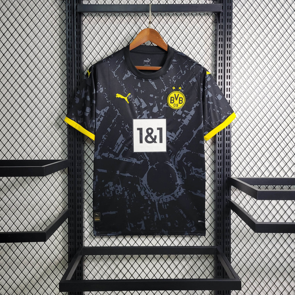 BVB Dortmund 23-24 Away Jersey - Fans Version - JerseysGala
