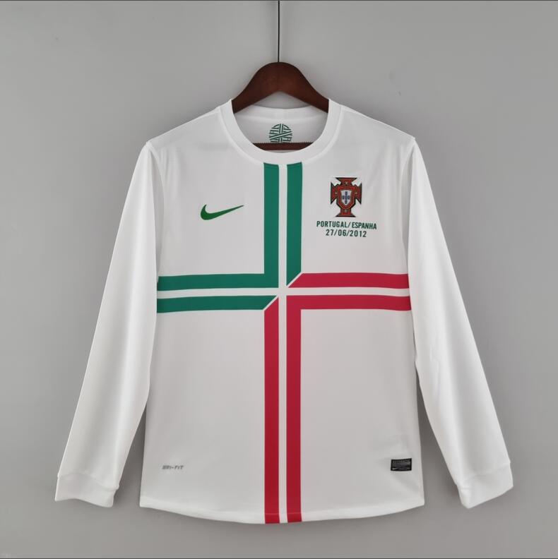 Retro Portugal 2012 Away Long Sleeve Jersey - JerseysGala