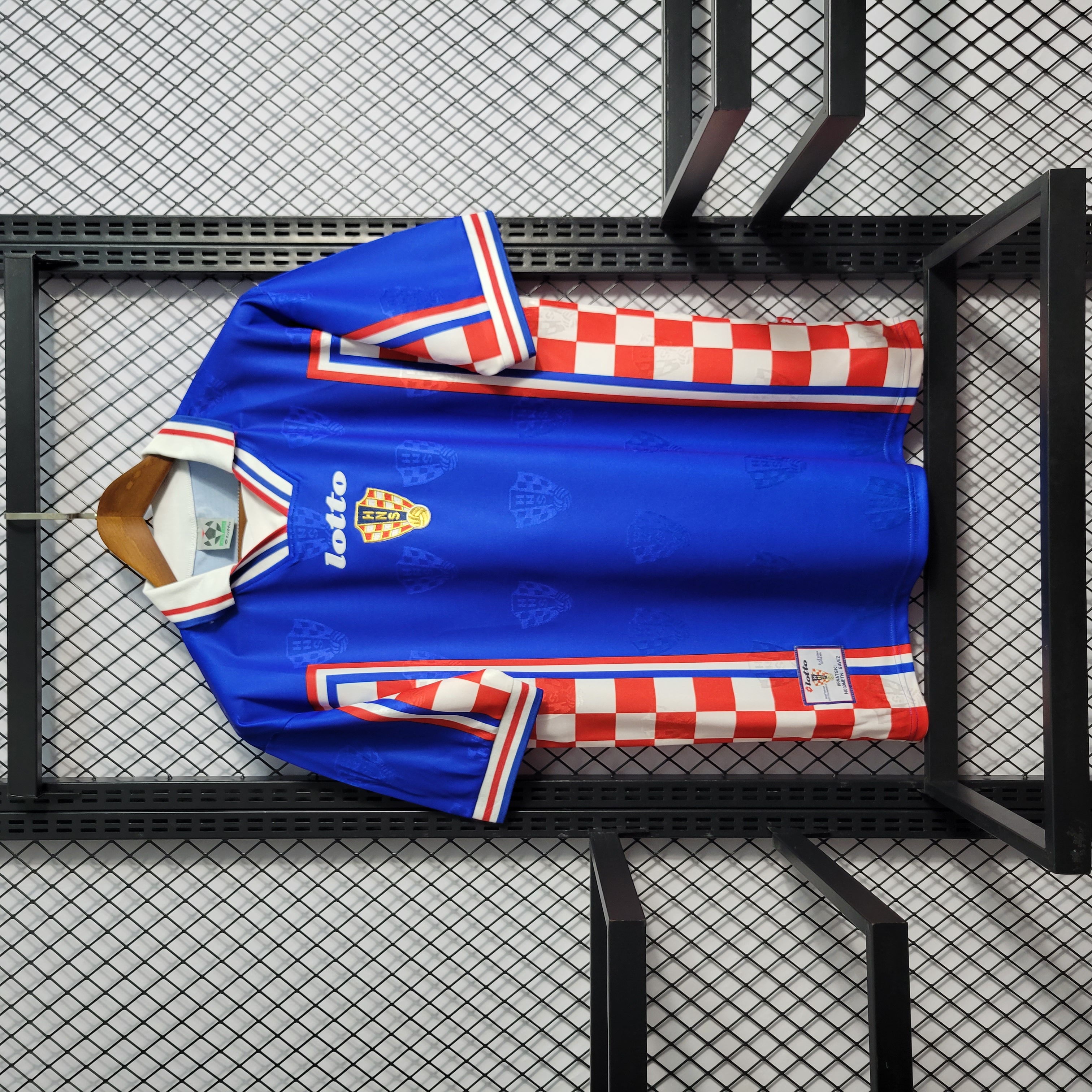 Retro Croatia 1998 Away Stadium Jersey - JerseysGala