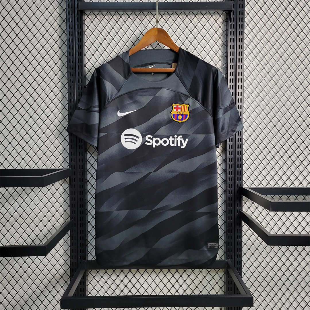 B.A.R.S.A 23/24 Black Goalkeeper Jersey - Fans Version - JerseysGala