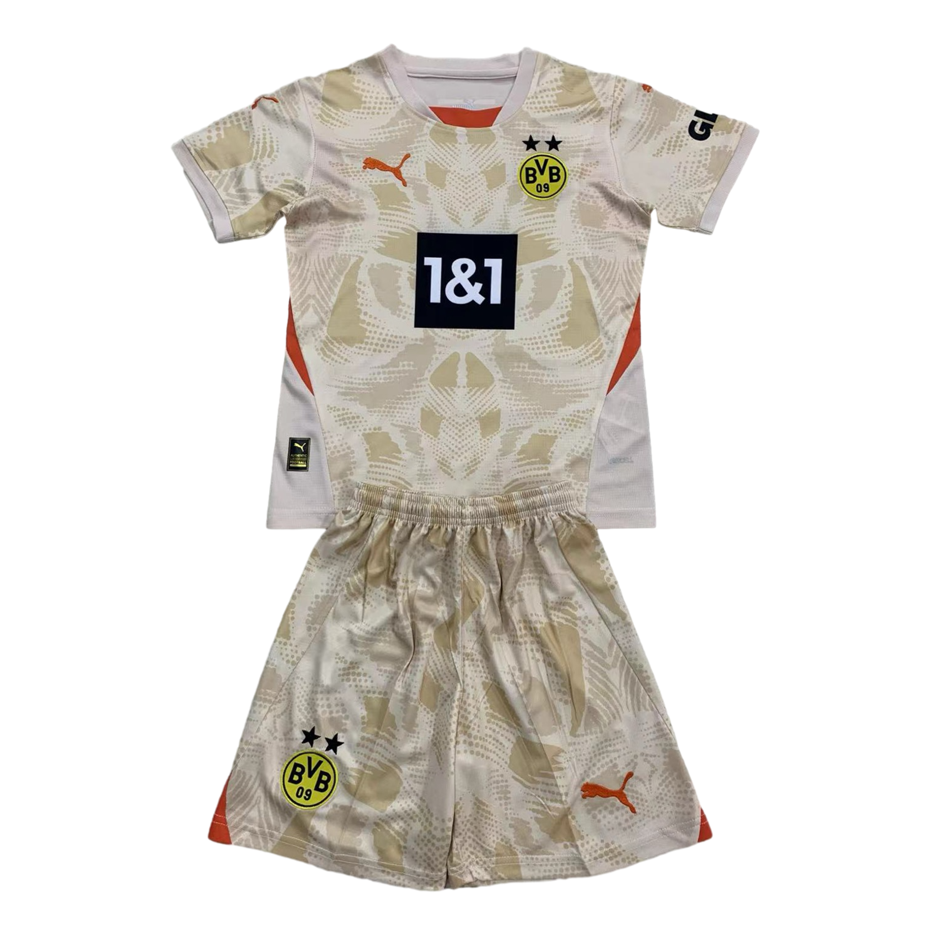 Dortmund 24-25 Goalkeeper Kids Kit - Mud Yellow - JerseysGala