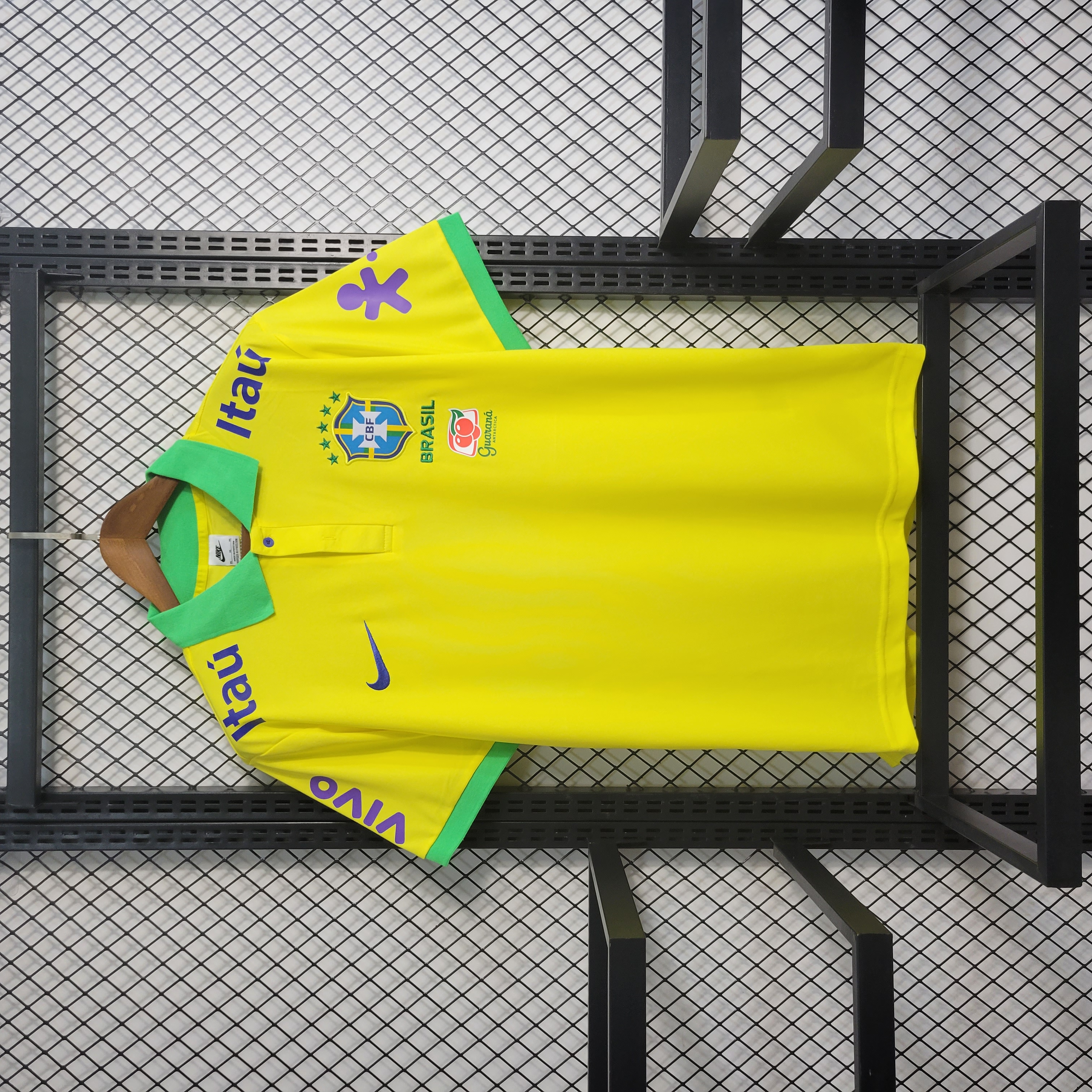 Retro Brazil 2022 Yellow Training Jersey - JerseysGala
