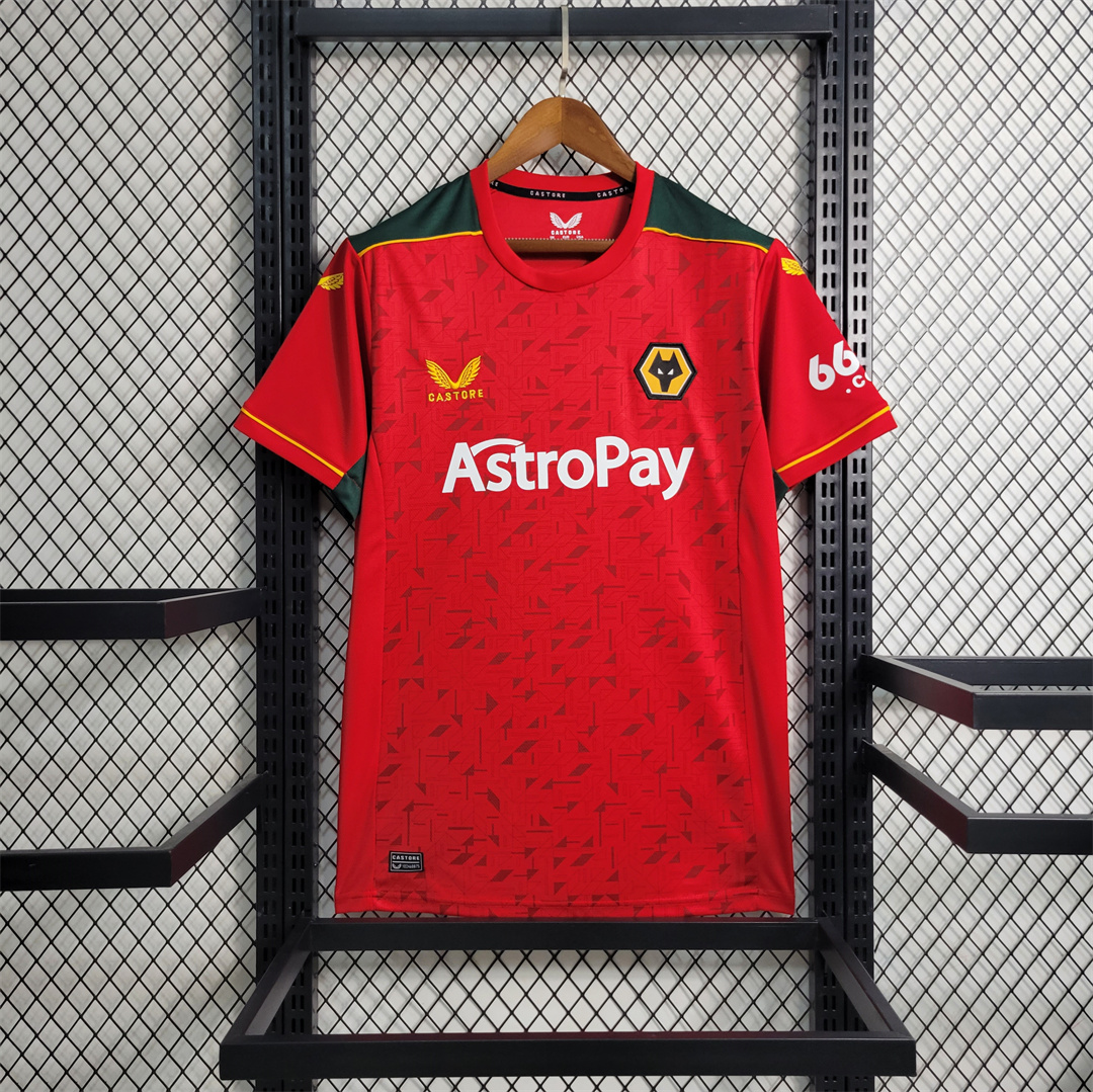 Wolverhampton Wanderers Wolves 23-24 Away Jersey - Fans Version - JerseysGala
