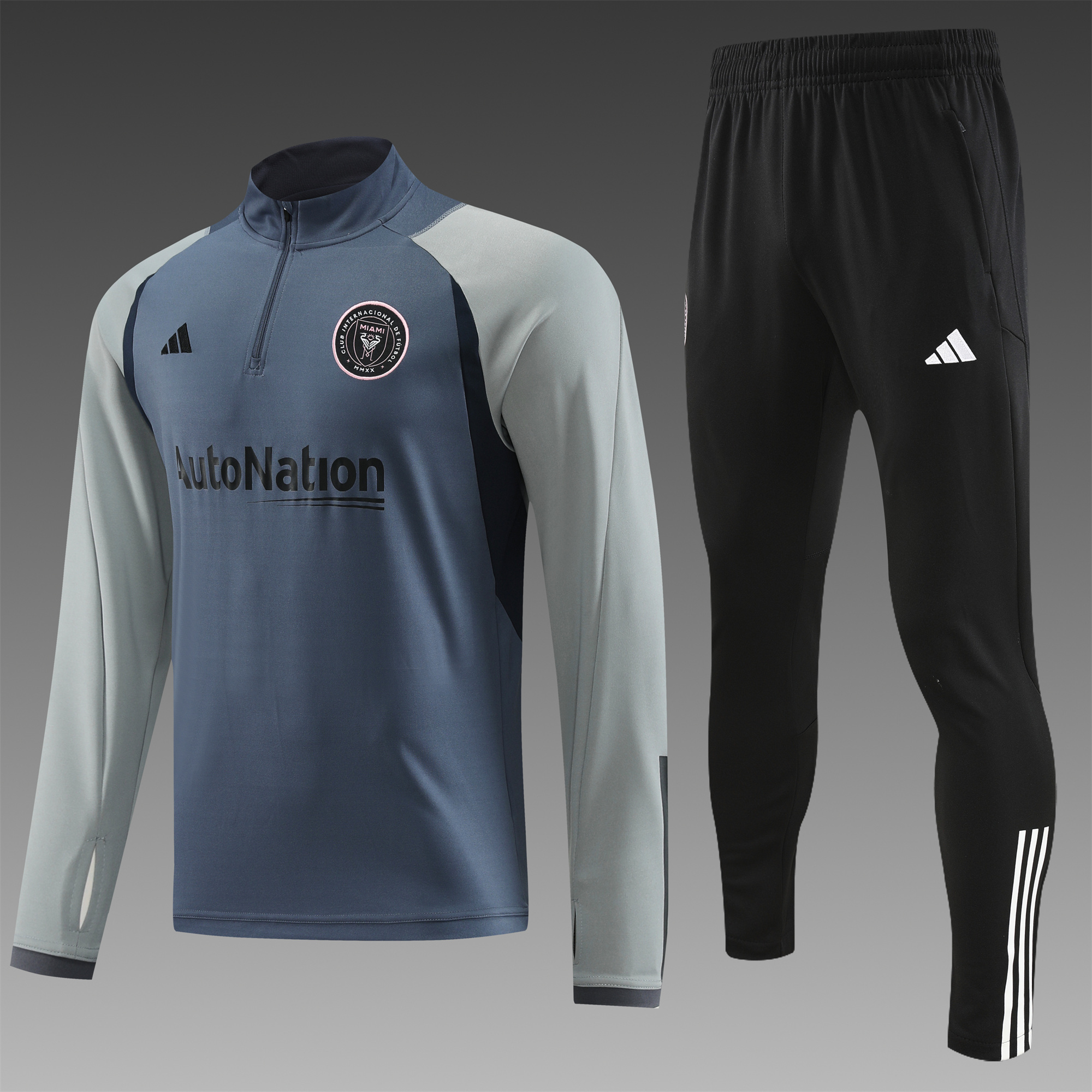 INT M.A.M 23-24 Long Sleeve Training Set Blue - JerseysGala
