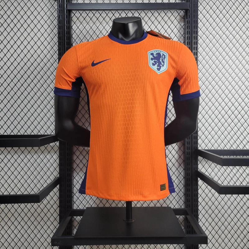 Netherlands 2024 Home Stadium Jersey - Player Version - JerseysGala