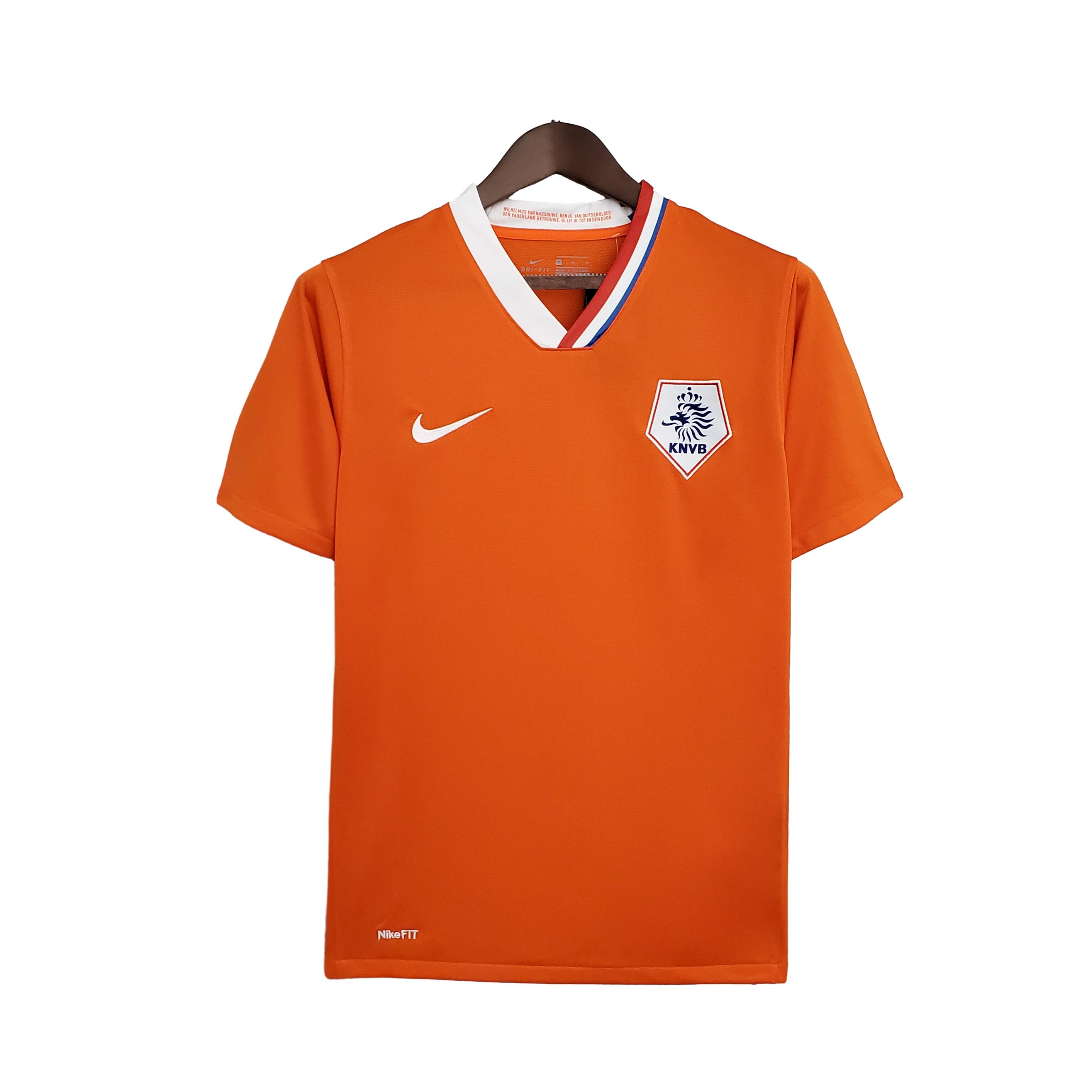 Retro Netherlands 2008 Home Stadium Jersey - JerseysGala