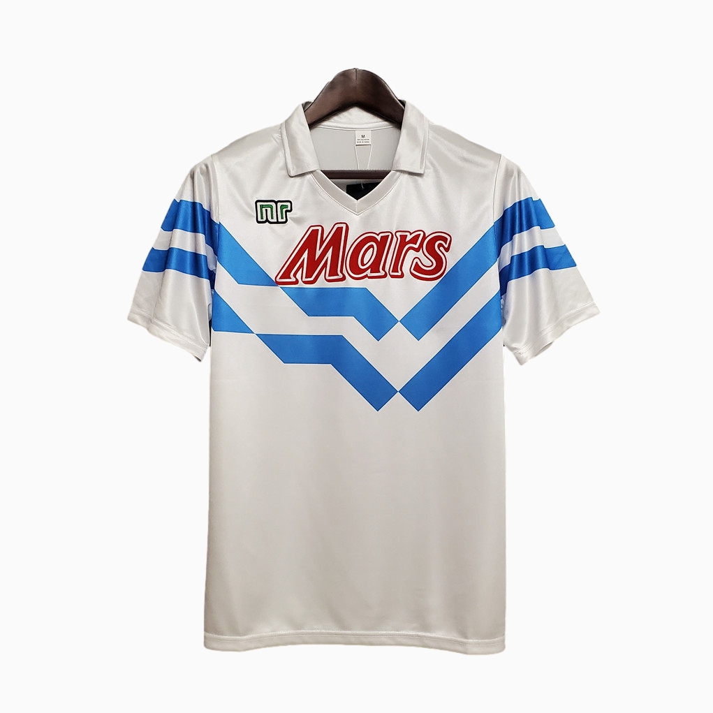 Retro Napoli 1988-89 Away Stadium Jersey - JerseysGala