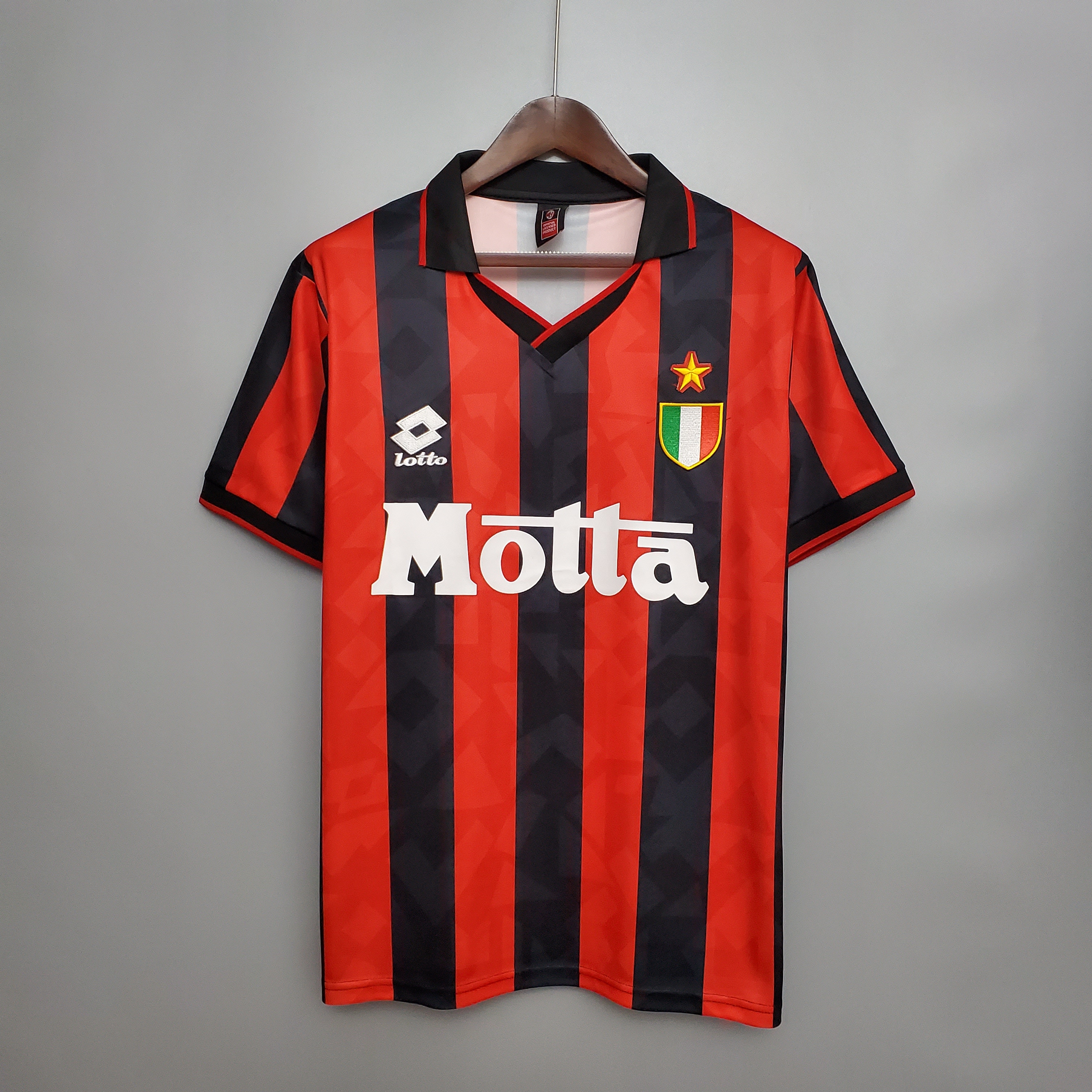 Retro AC Milan 93-94 Home Stadium Jersey - JerseysGala