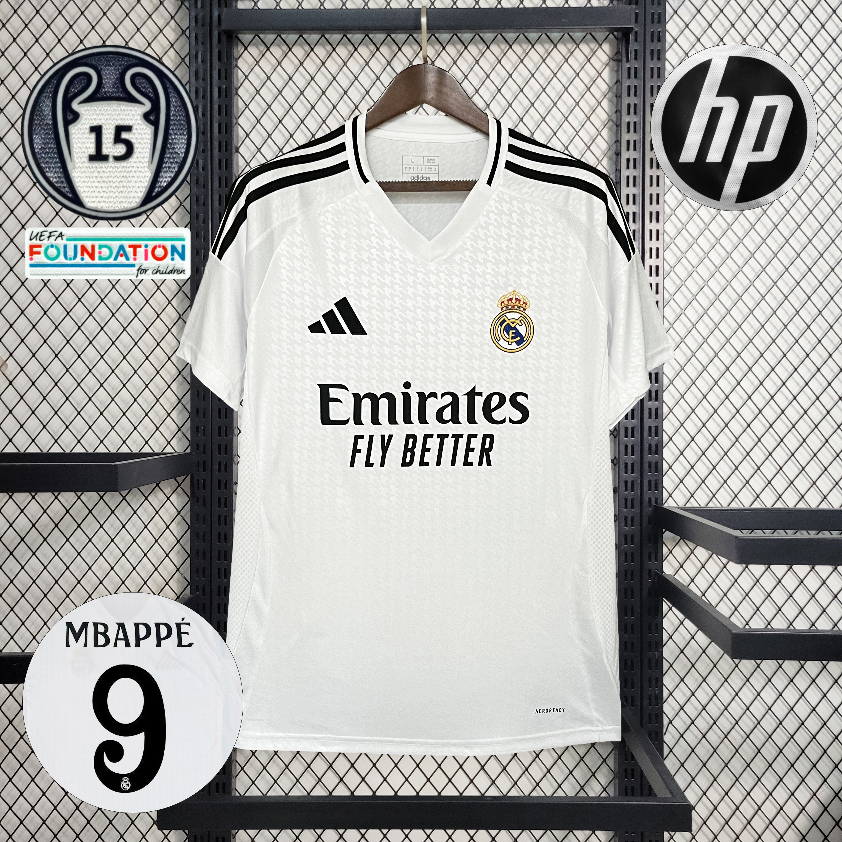 Real Madrid 24-25 Home Stadium Jersey - Fans Version - JerseysGala