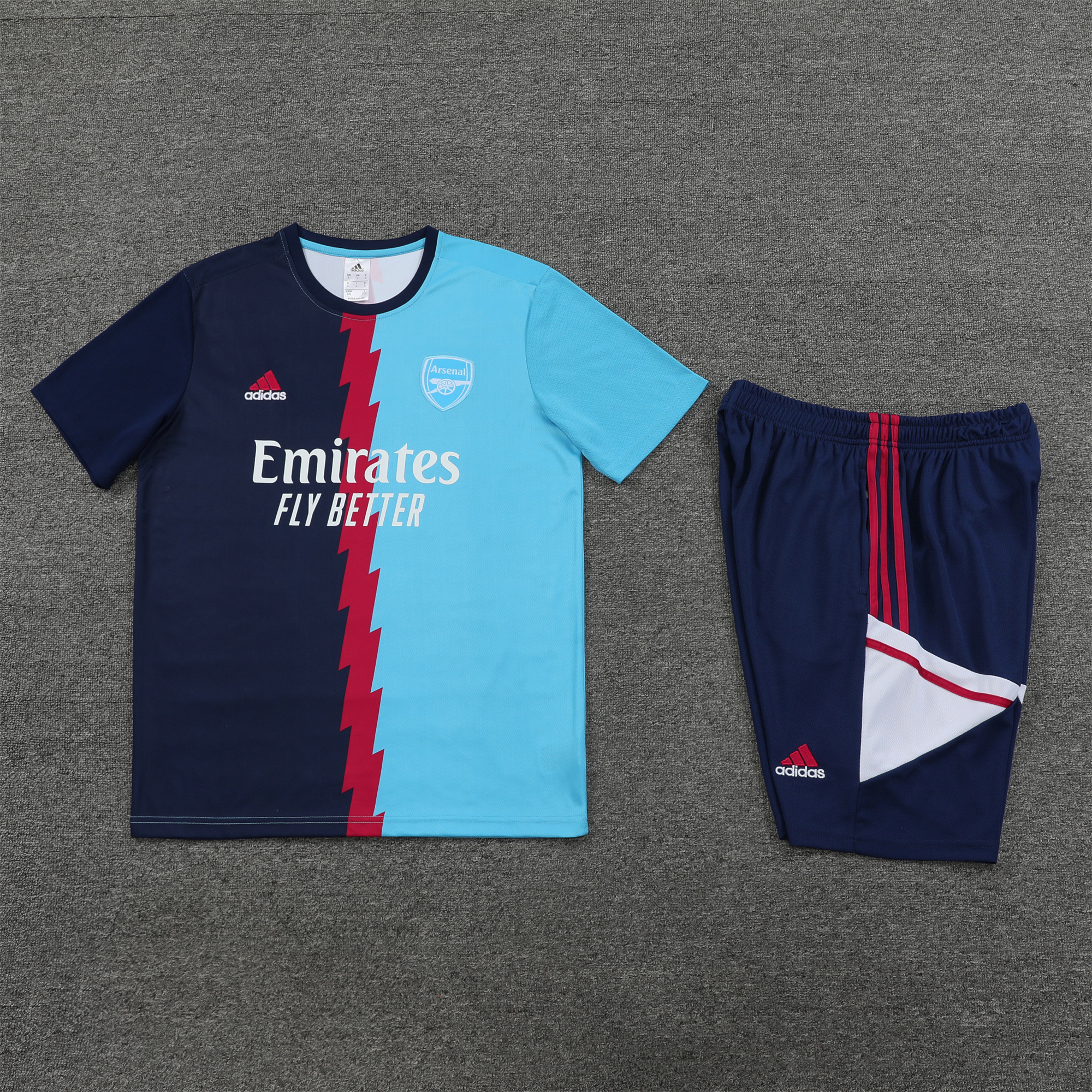 Arsenal 23-24 Short-Sleeve Training Set - Blue - JerseysGala