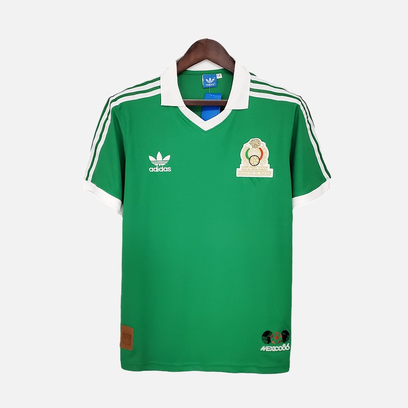 Retro Mexico 1986 Home Stadium Jersey - JerseysGala
