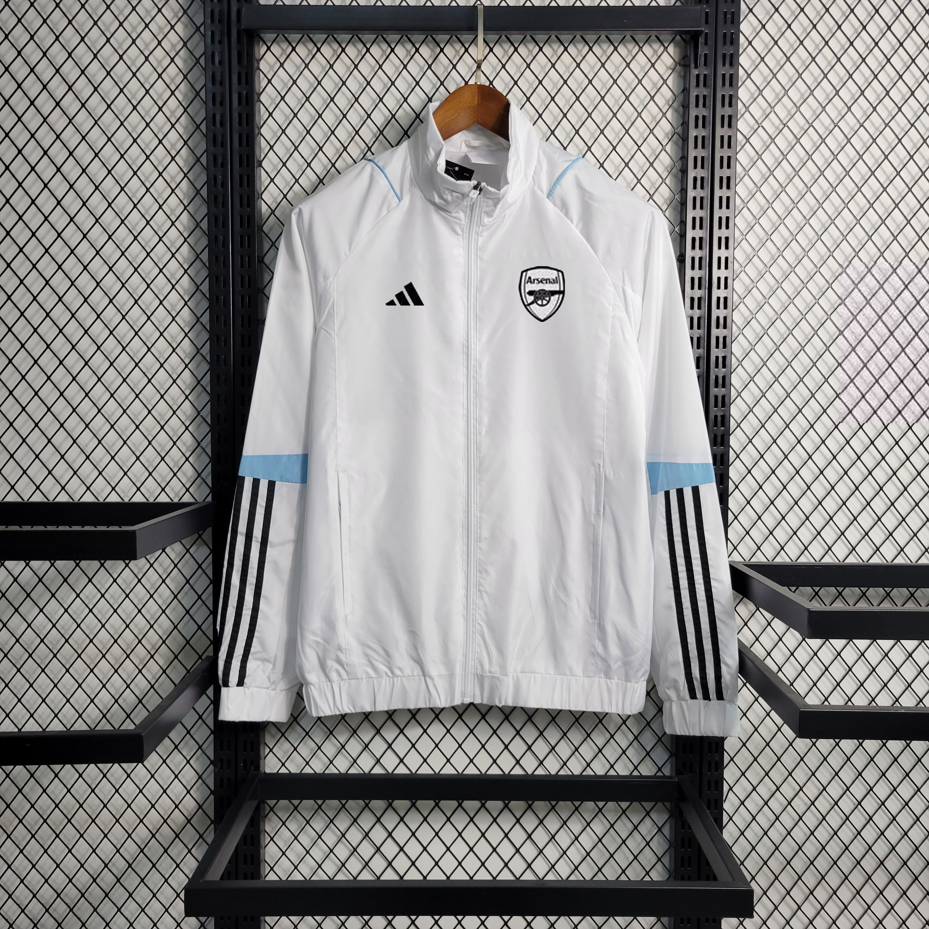 23-24 Arsenal White Windbreaker S-XXL - JerseysGala