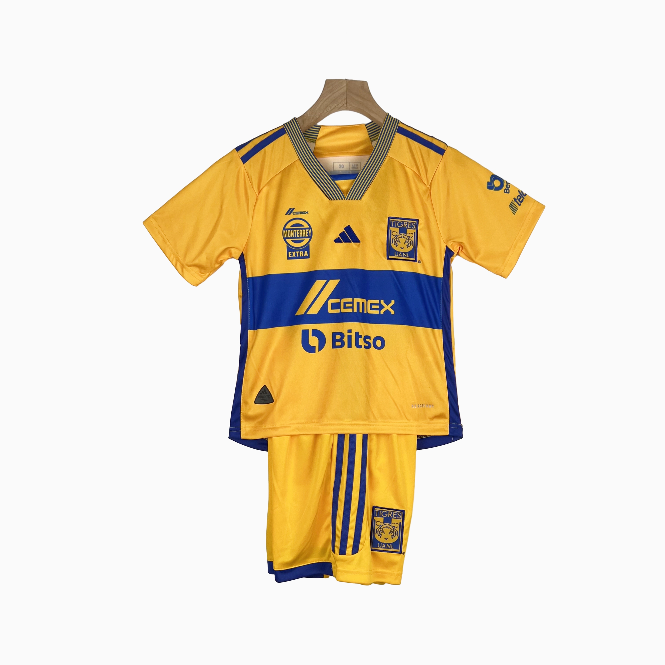 Tigres UANL 23-24 Home Stadium Kids Kit - JerseysGala