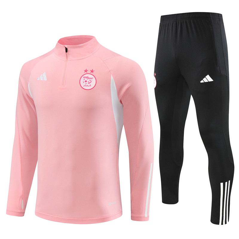 Algeria 23-24 Long Sleeve Training Set -Pink - JerseysGala