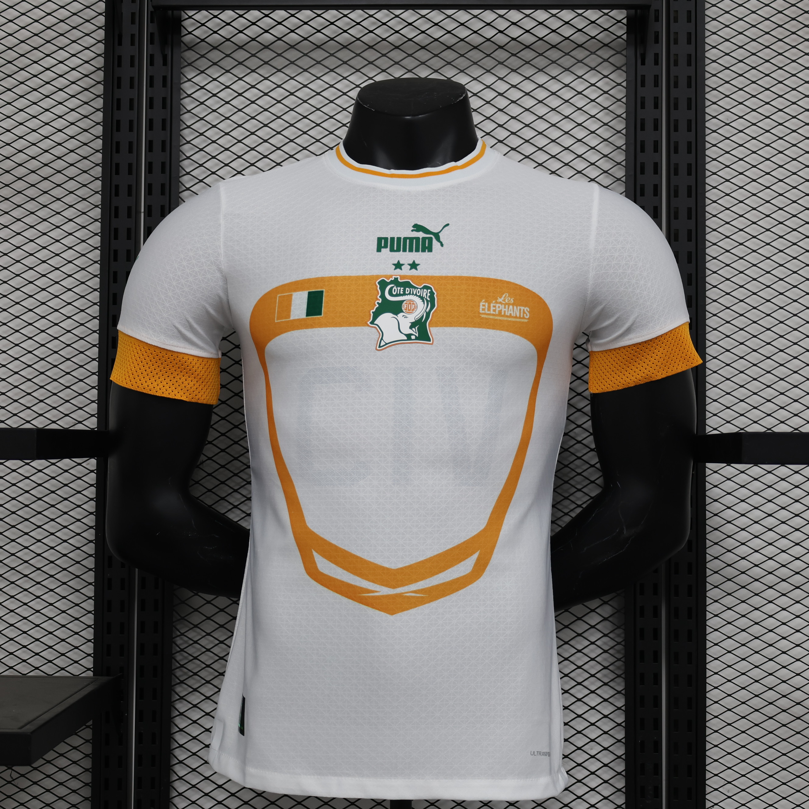 Cote d'Ivoire 22-23 Away Stadium Jersey - Player Version - JerseysGala