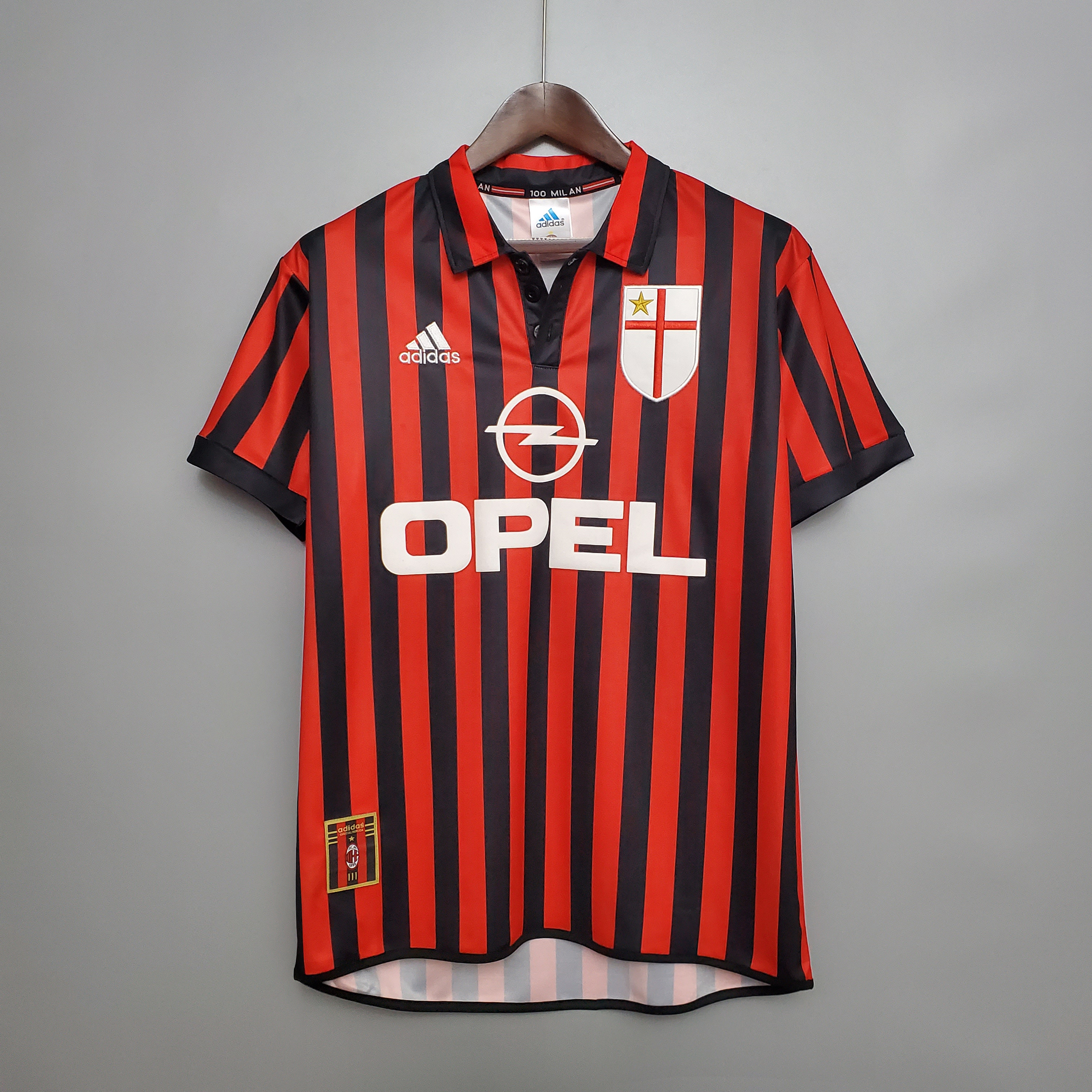 Retro AC Milan 99-00 Home Stadium Jersey - JerseysGala