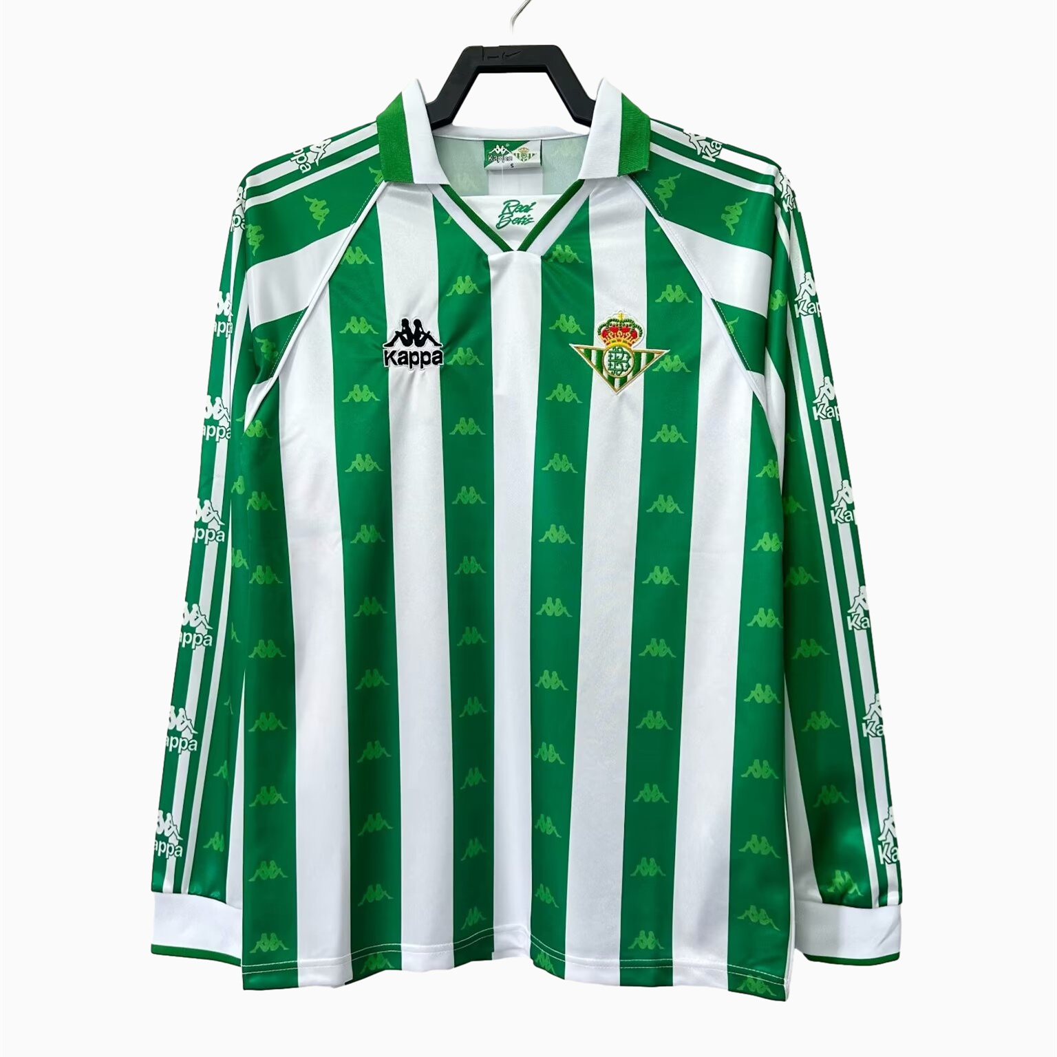 Retro Real Betis 95-97 Home Stadium Long Sleeve Jersey - JerseysGala