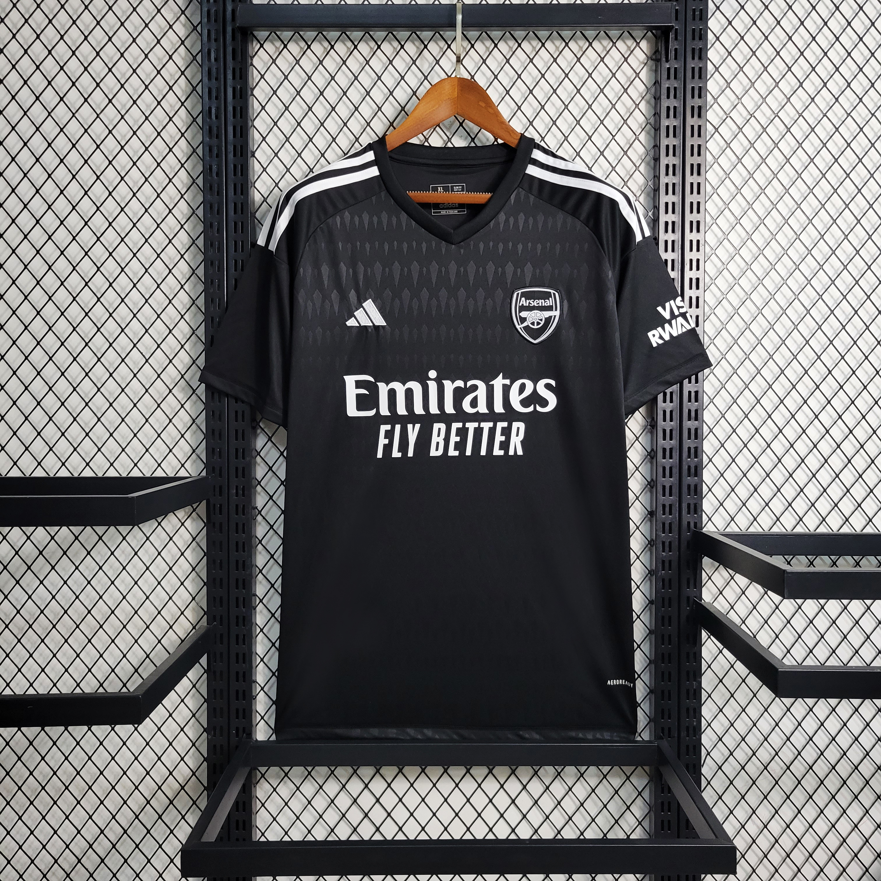 23-24 Arsenal Black Goal Keeper Fans Jersey - JerseysGala