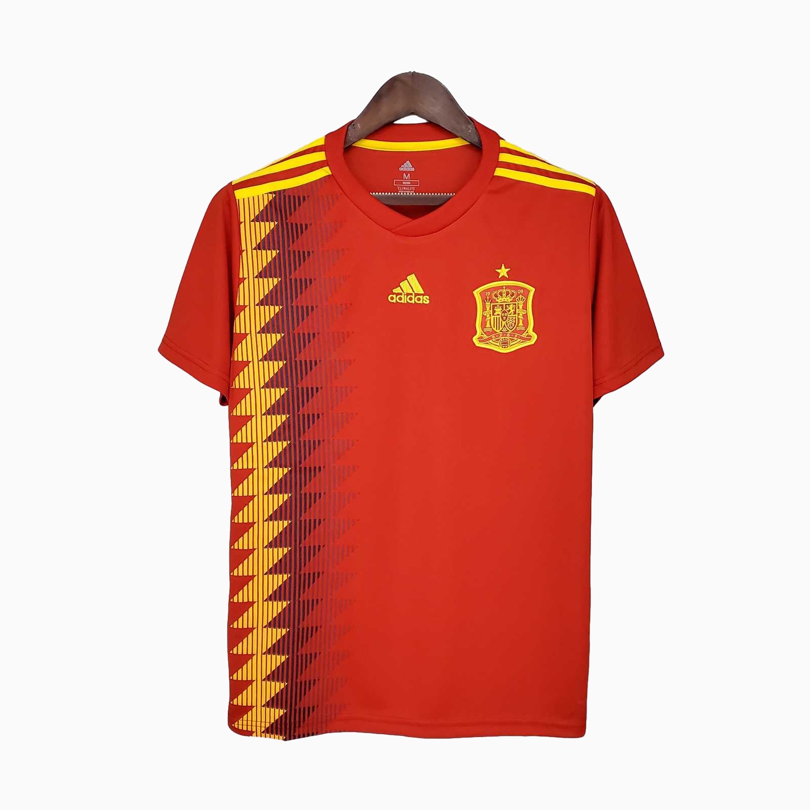 Retro Spain 2018 Home Stadium Jersey - JerseysGala