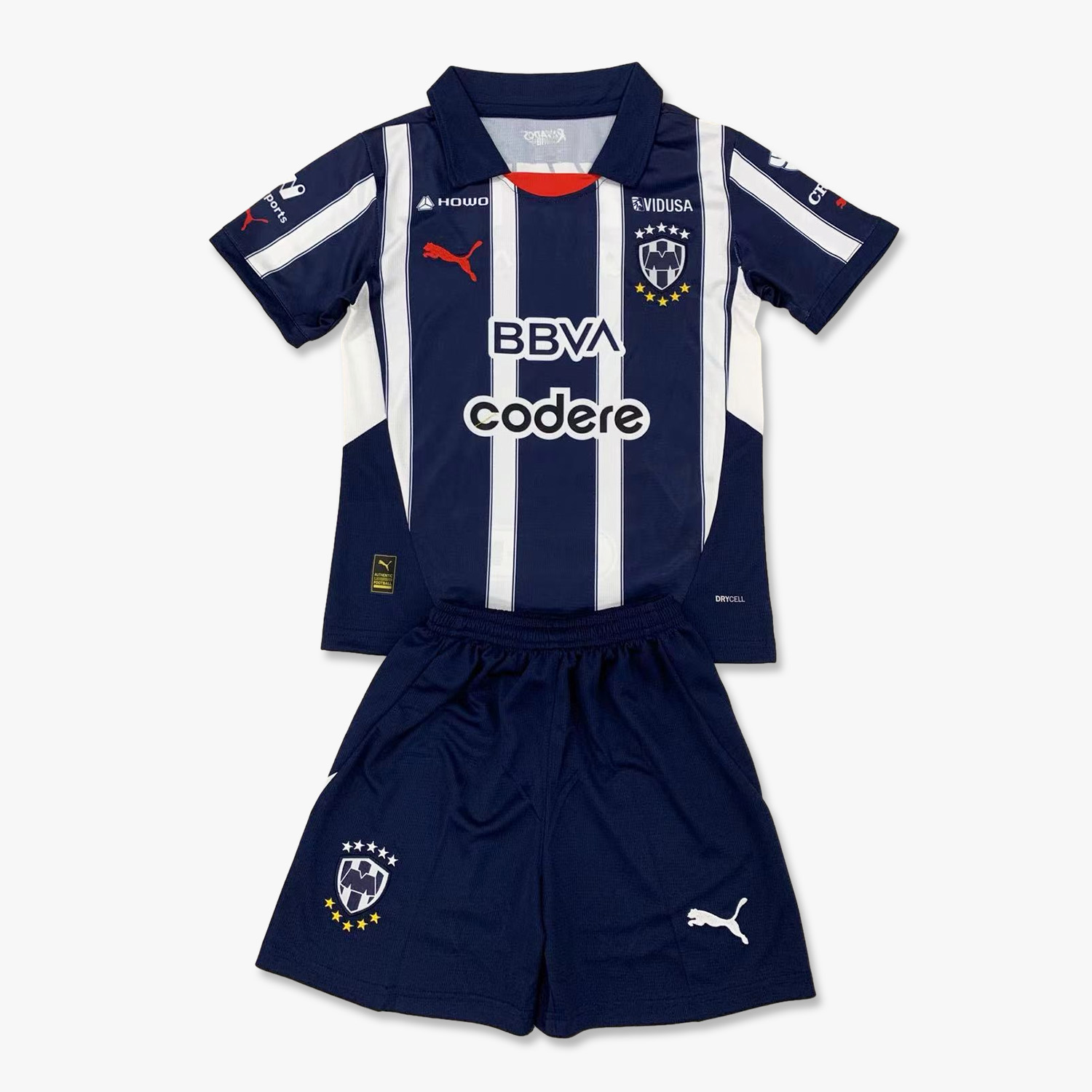 Rayados Monterrey 24-25 Home Stadium Kids Kit - JerseysGala