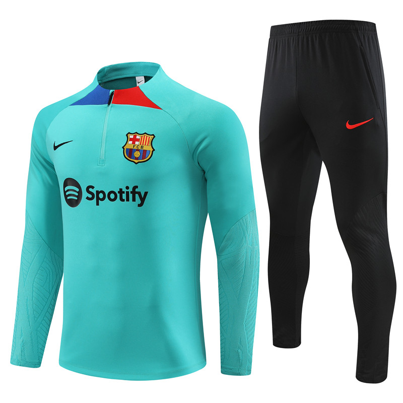 B.A.R.S.A 23-24 Long Sleeve Training Set -Lake Blue - JerseysGala
