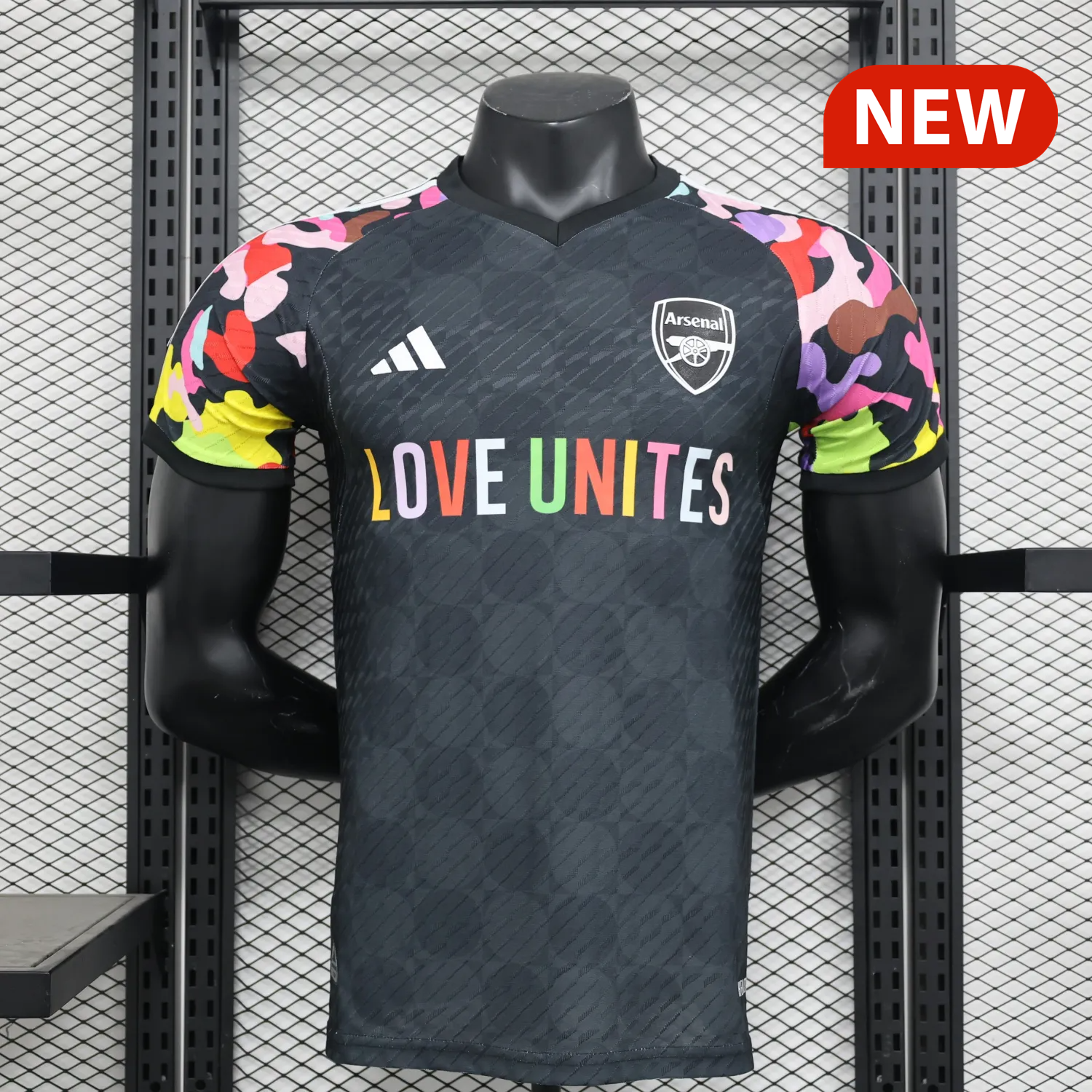Arsenal 23-24 LOVE UNITES Pre-match Jersey - Player Version - JerseysGala