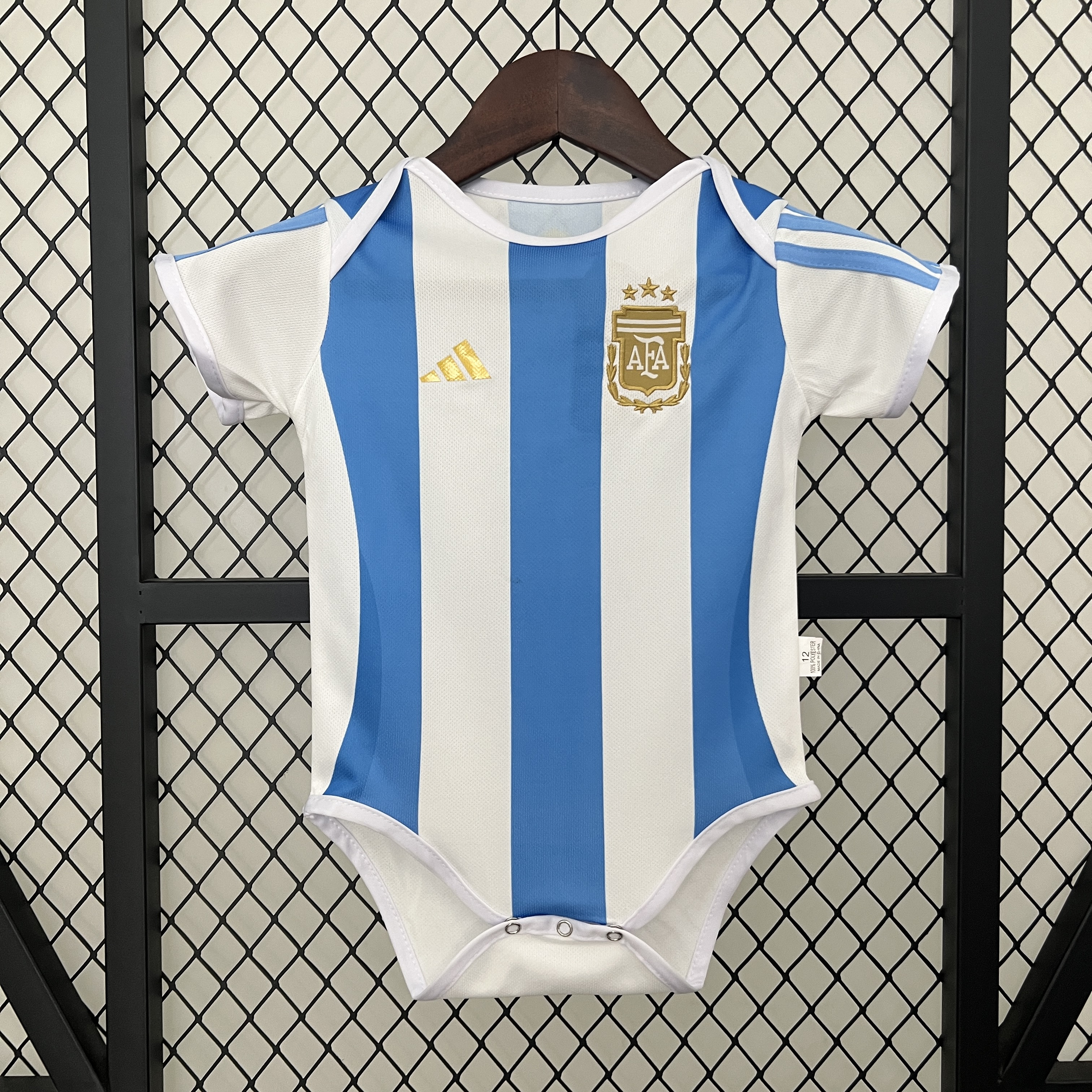 Argentina 2024 Home Baby Crawling Suit - JerseysGala